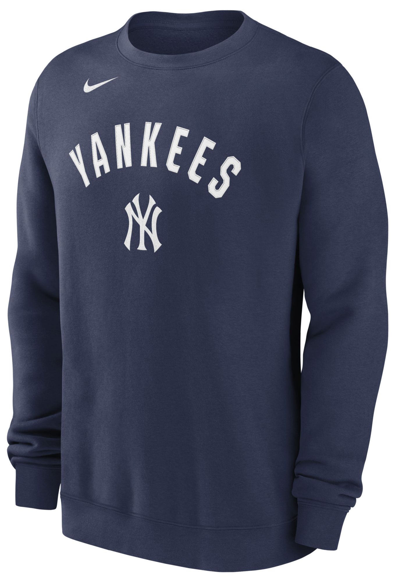 Nike Men's New York Yankees Navy Twill Club Hoodie | Dick's