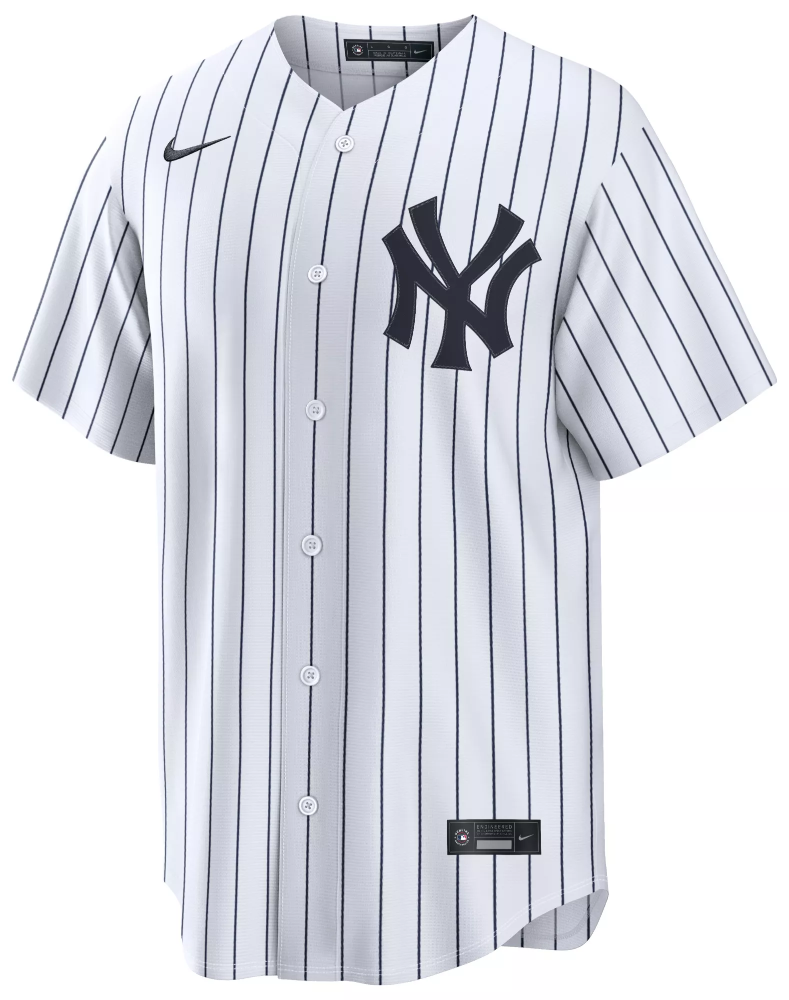Nike Men's New York Yankees White Aaron Judge #99 Home Replica Jersey