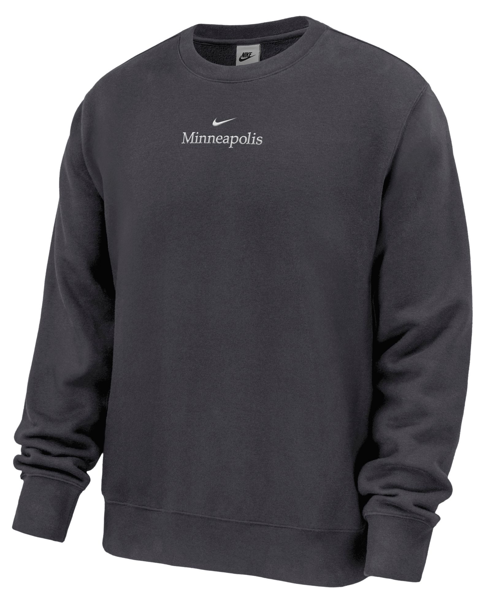 Nike Men's Minneapolis Grey Club Fleece Crewneck Sweatshirt