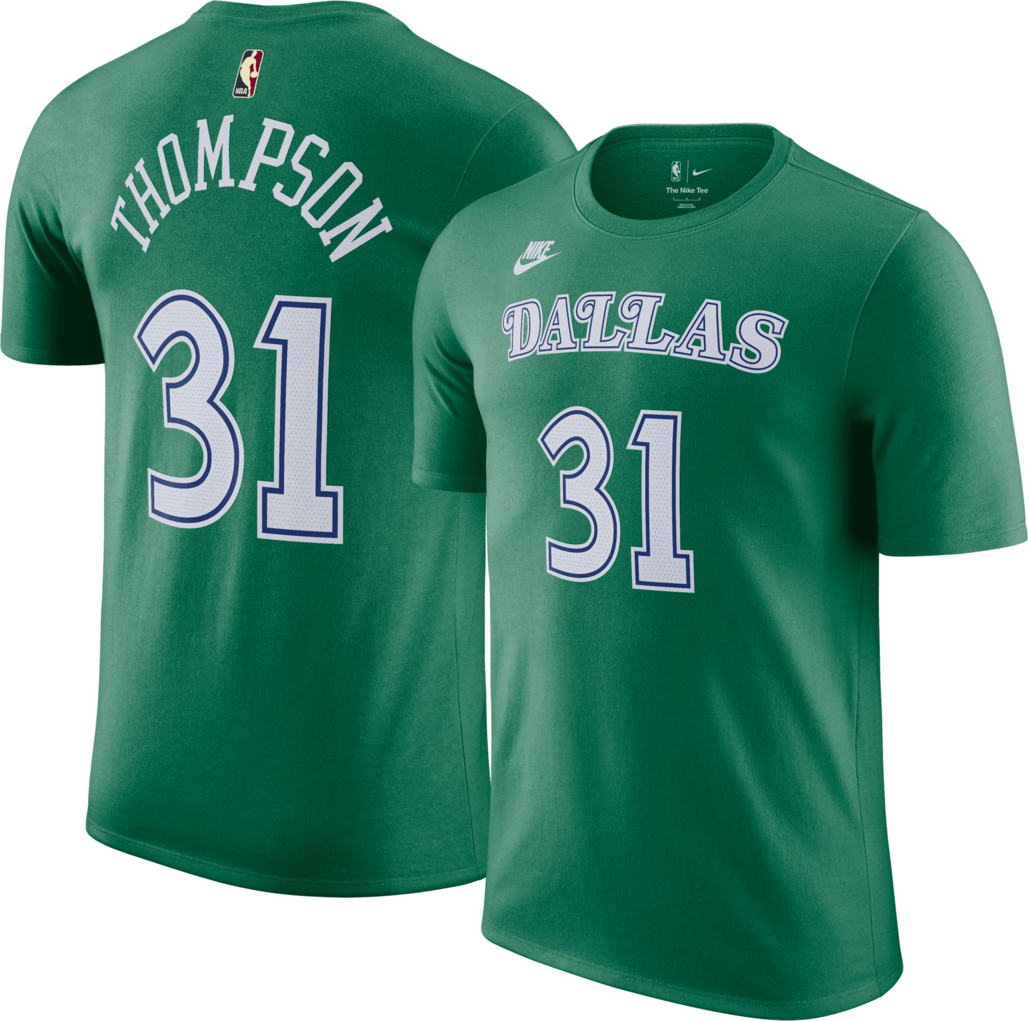Nike Adult Dallas Mavericks Klay Thompson #31 Green Hardwood