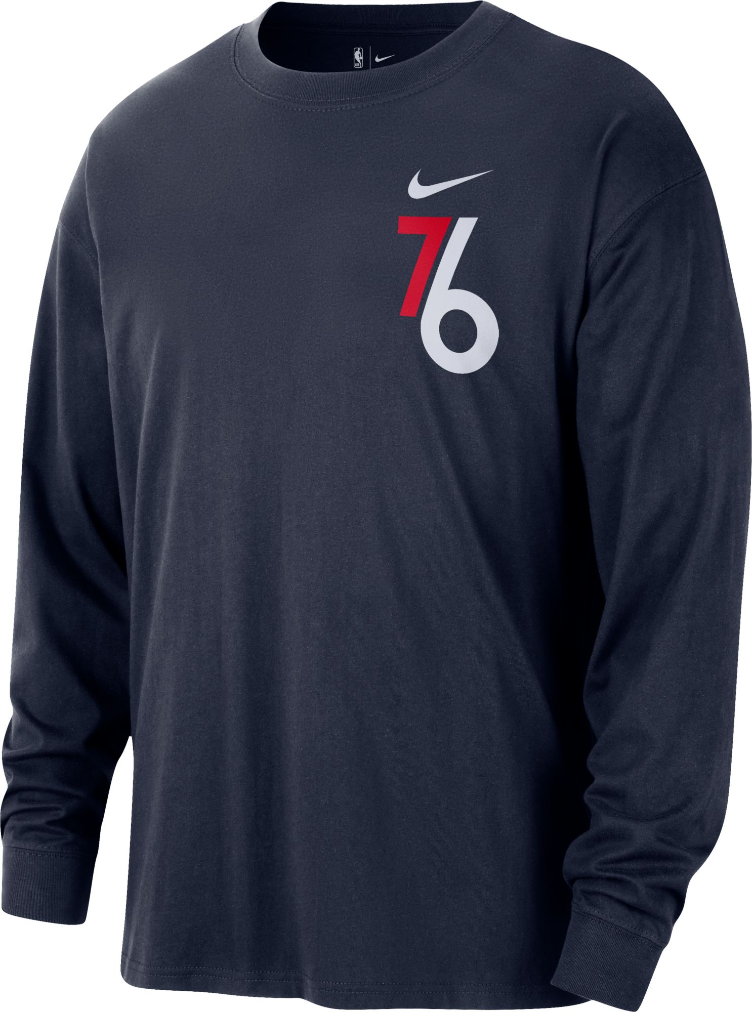Nike Adult 2025-26 City Edition Philadelphia 76ers Logo Long