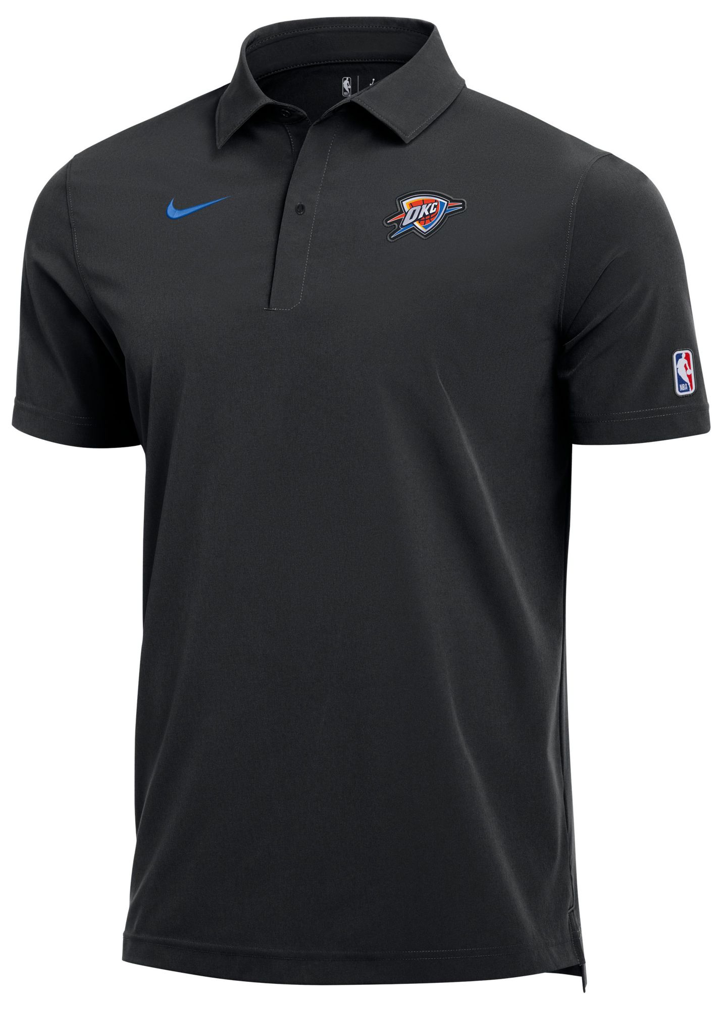 Nike Men's Oklahoma City Thunder Black Logo Staff Polo | Dick's