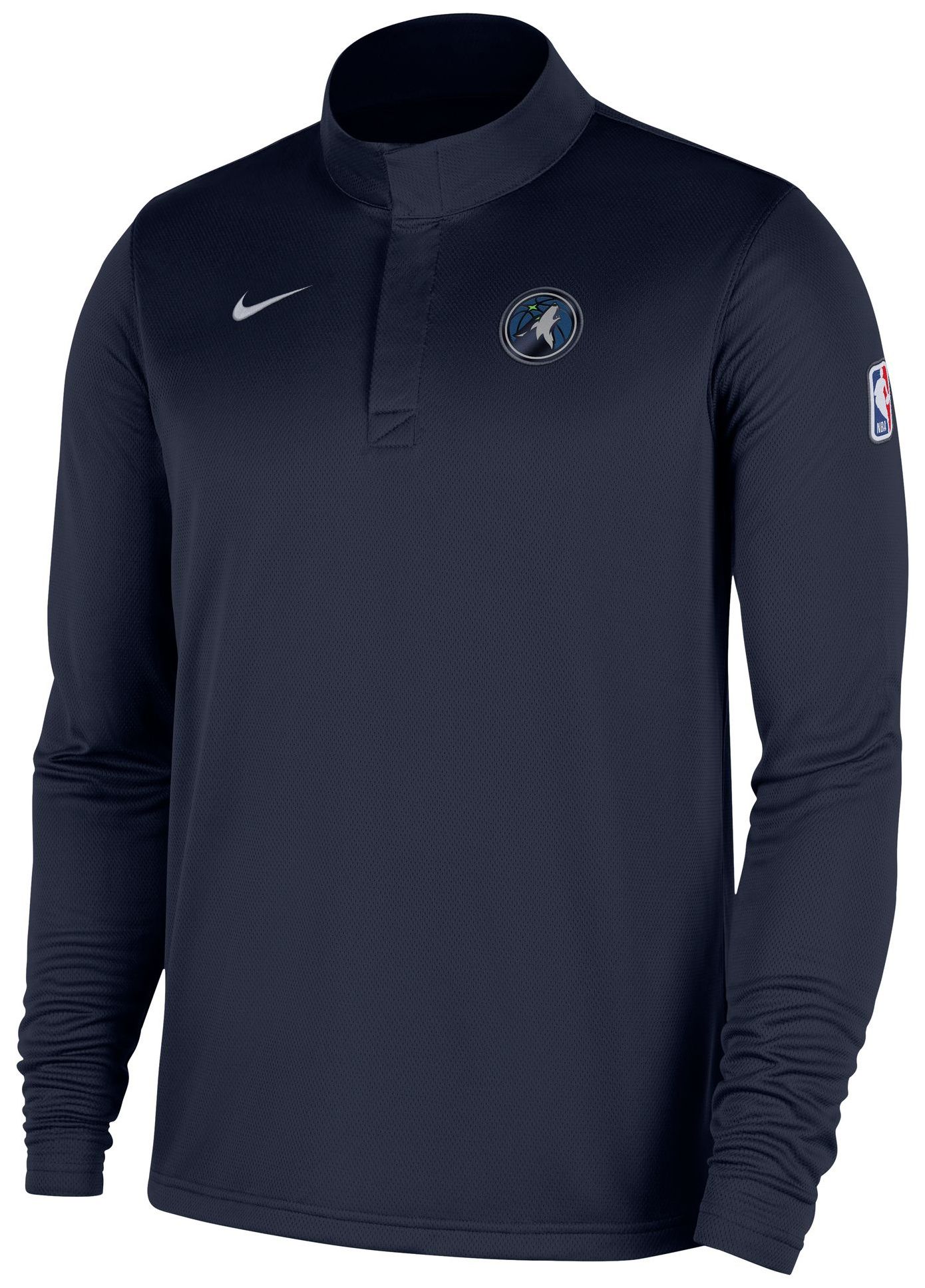 NBA Timberwolves nike セットアップ　上下セット　海外限定 Nike Men's Minnesota Timberwolves Navy On Court Staff 1/4 Zip