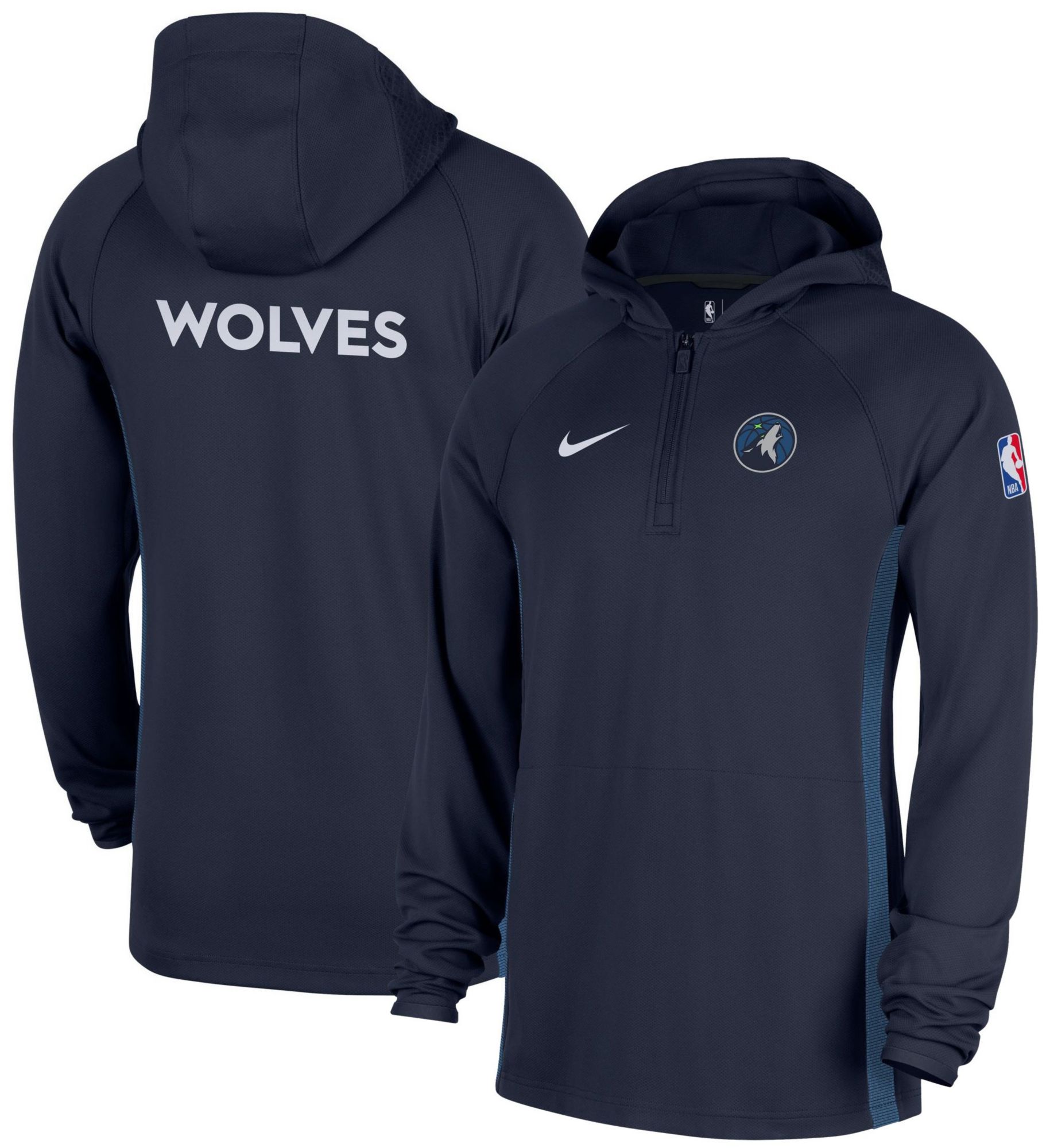 Nike Men's Minnesota Timberwolves Navy On Court Zone Warmup