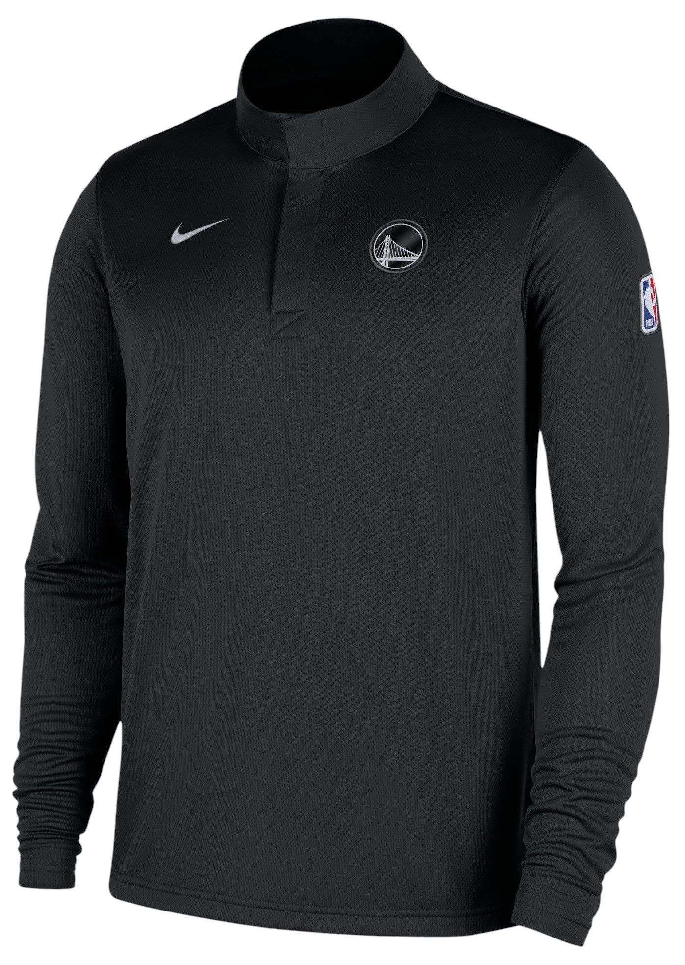 Nike Men's Golden State Warriors Black On Court Staff 1/4 Zip