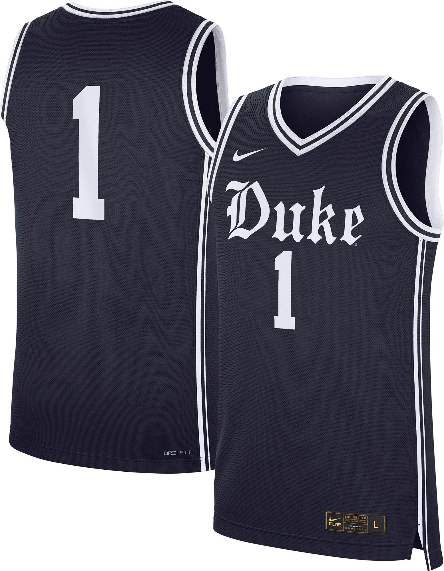 Nike Men's Duke Blue Devils Navy Alternate Basketball Jersey