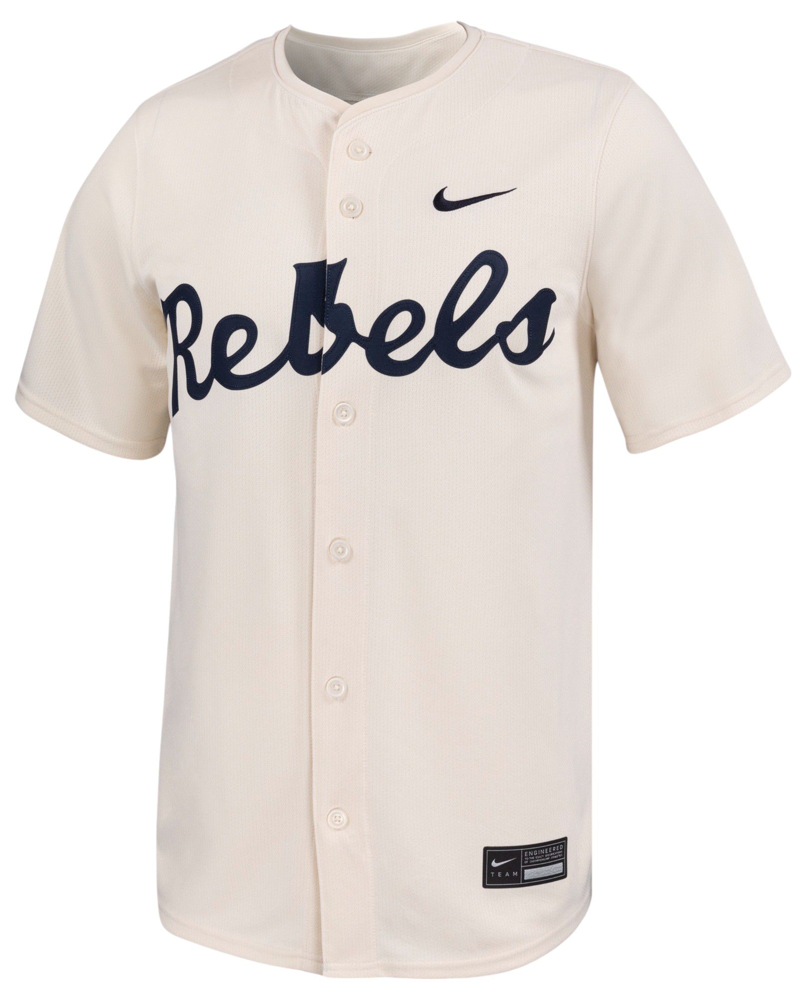 Nike Men's Ole Miss Rebels Natural Replica Alternate Baseball