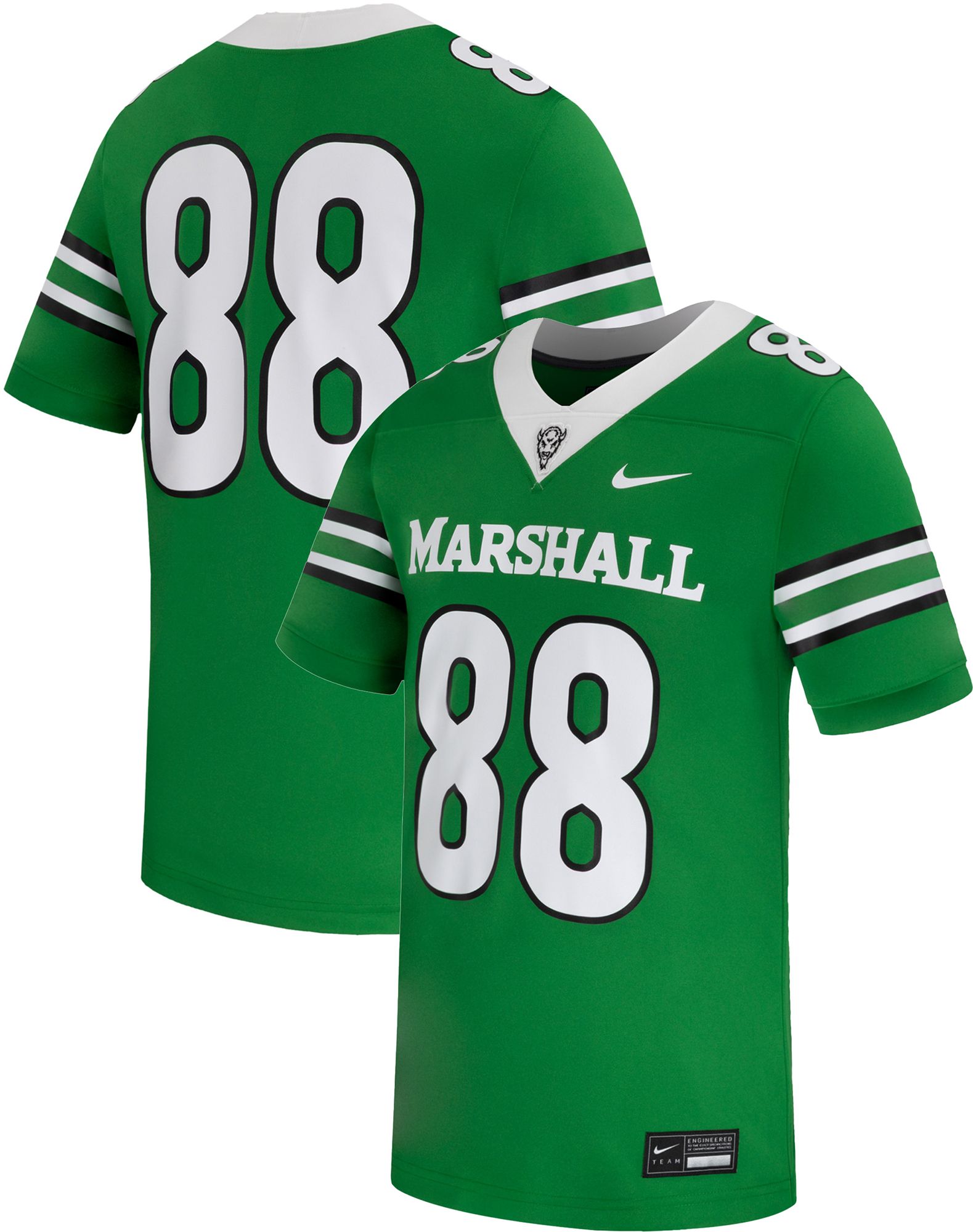 Nike Men's Marshall Thundering Herd Apple Green Replica Home
