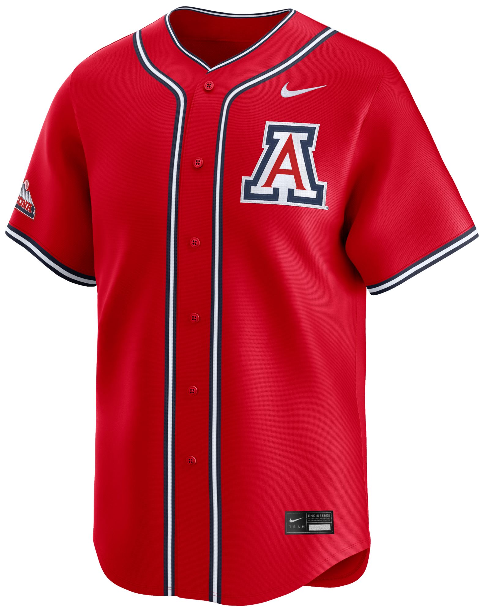 Nike Men's Arizona Wildcats University Red Road Baseball Jersey