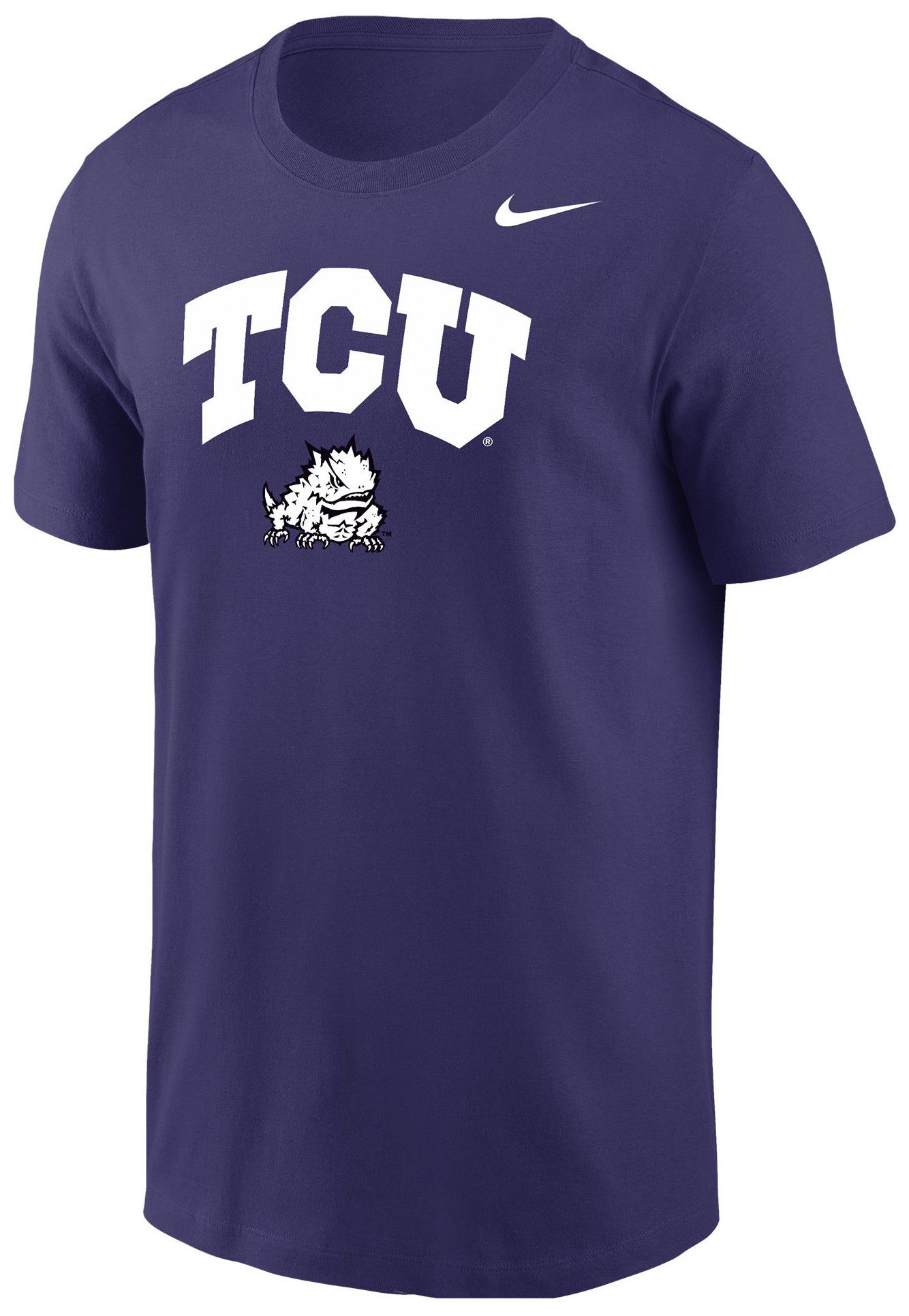 Nike Men's TCU Horned Frogs Purple Arch Logo T-Shirt | Dick's