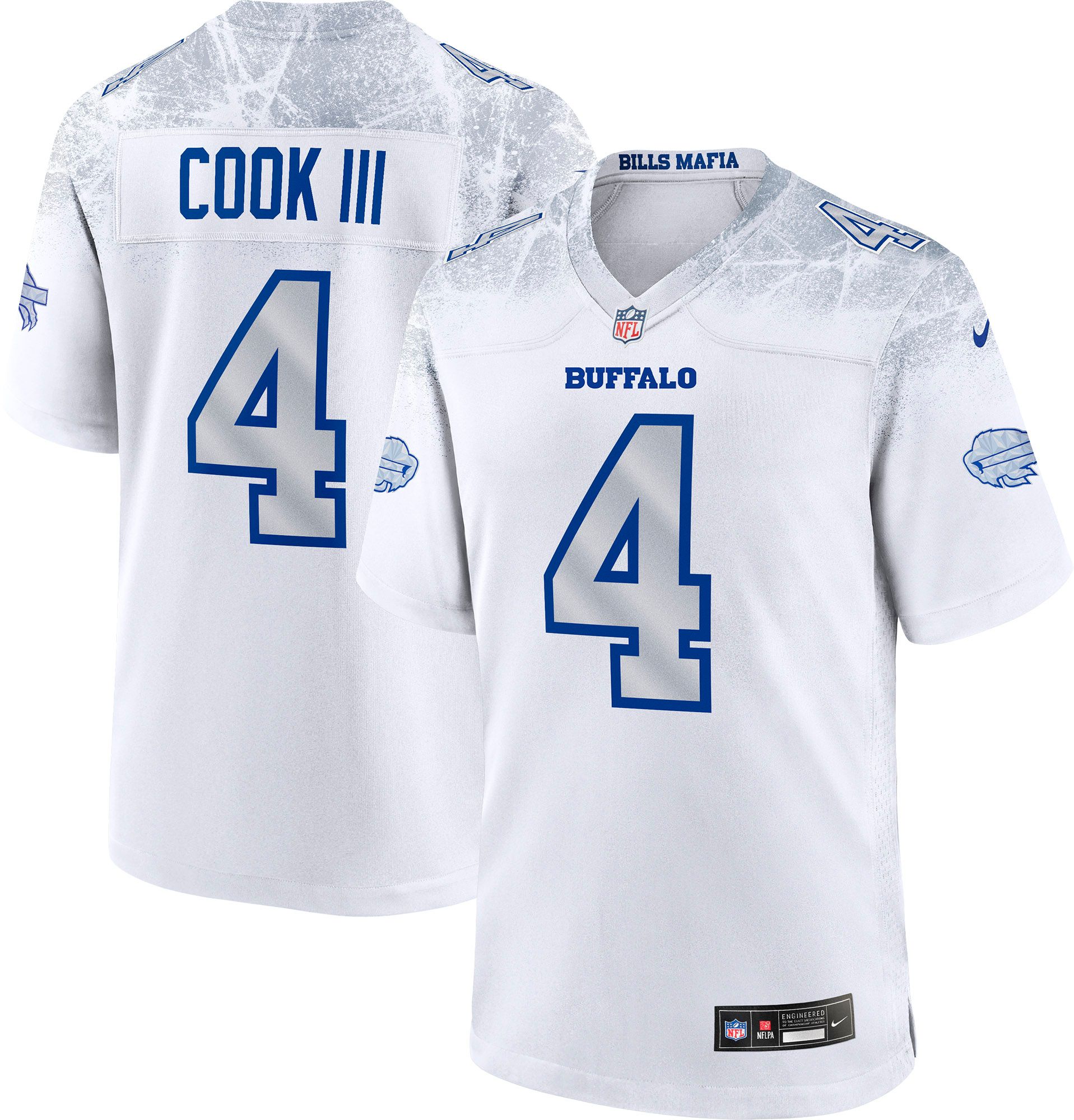 カウボーイズ選手着用済み Nike NFL パッド付きパンツ ホワイト 25NIKMNFLBLLSJCK4BUFD_is