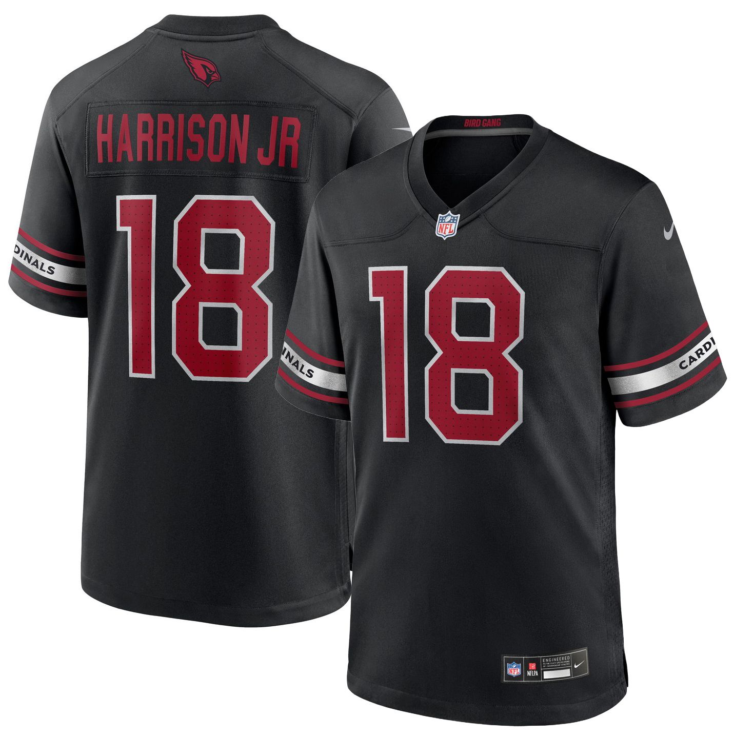 Nike Men's Arizona Cardinals Marvin Harrison Jr. #18 Black