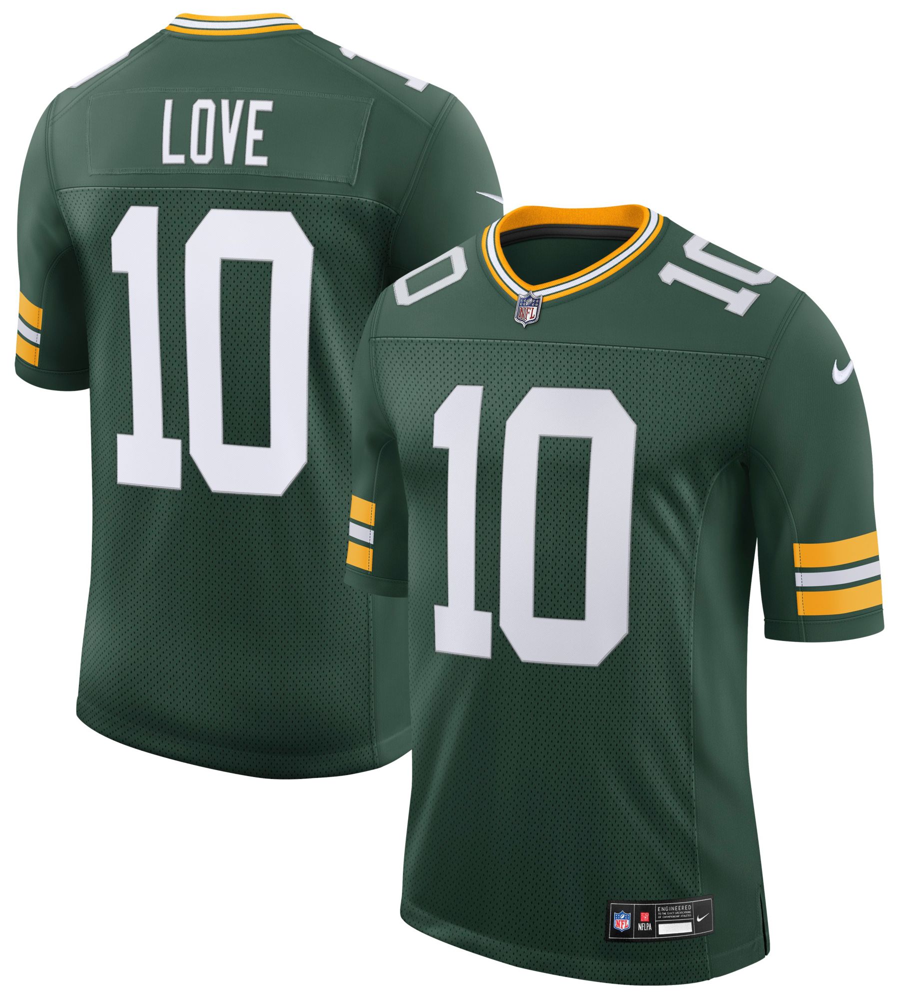 Nike Men's Green Bay Packers Jordan Love #10 Fir Vapor Limited