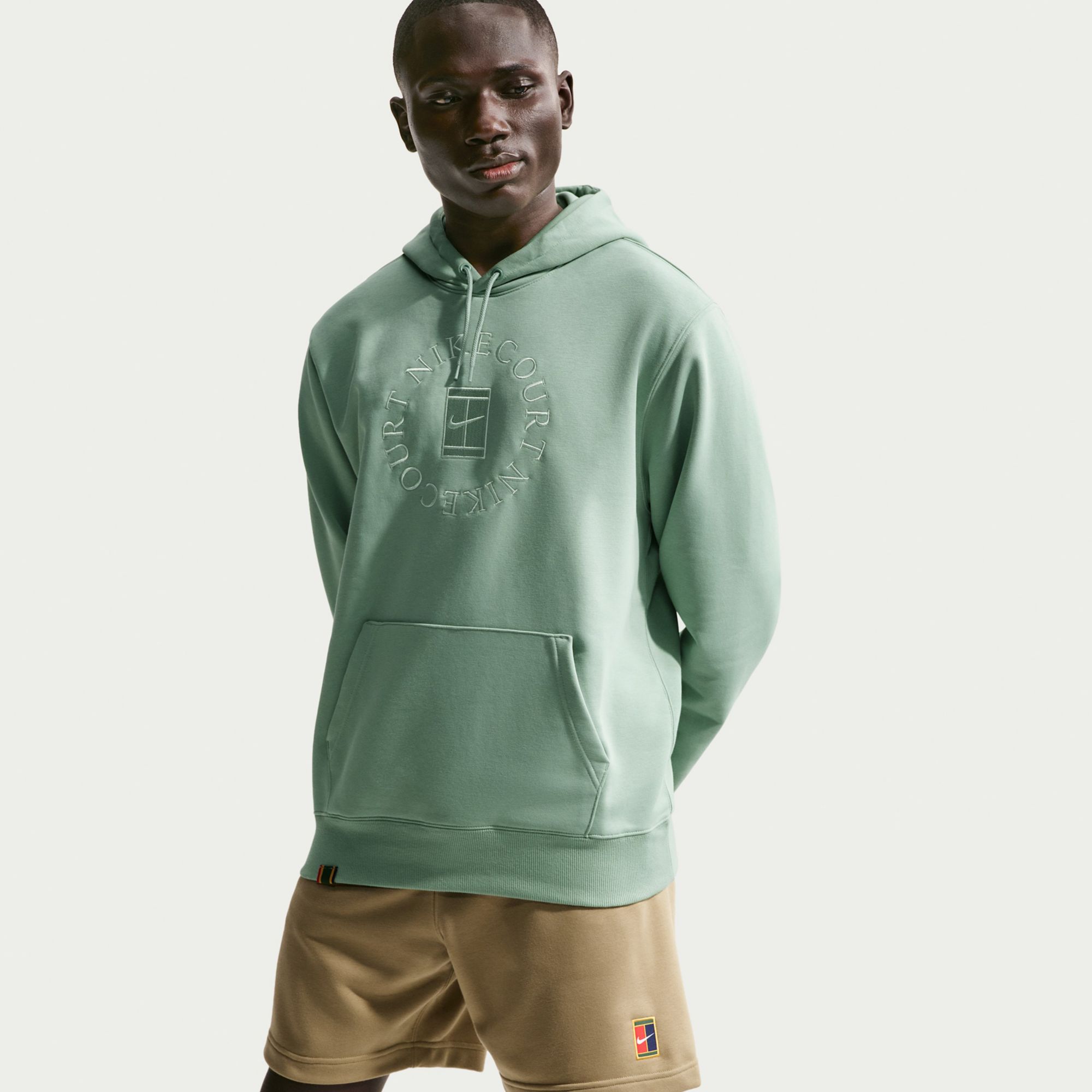 Nike Men's NikeCourt Heritage Dri-FIT French Terry Tennis Pullover