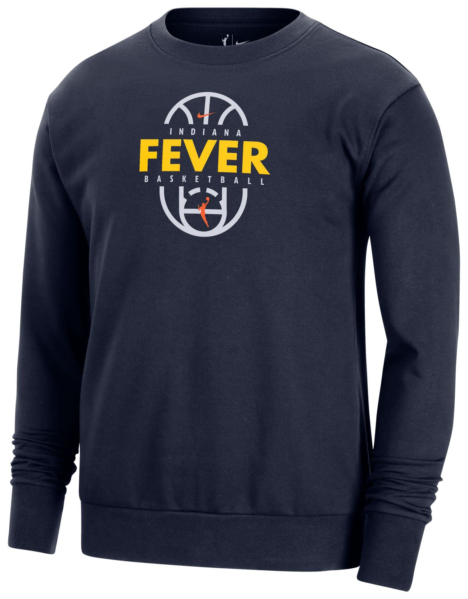 Nike Men's Indiana Fever Navy Practice Crewneck Sweatshirt