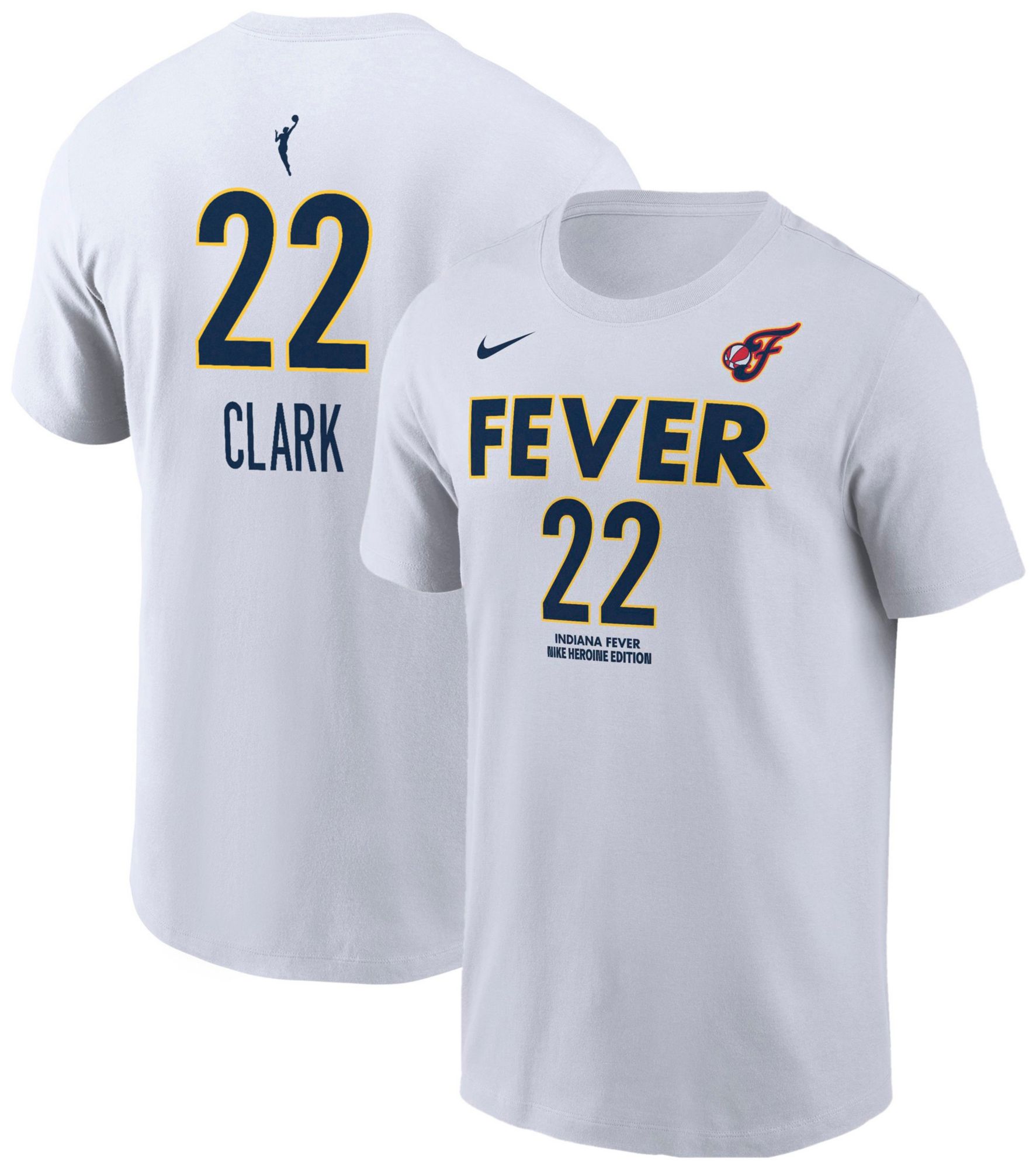 Nike Adult Indiana Fever Caitlin Clark #22 White T-Shirt | Dick's