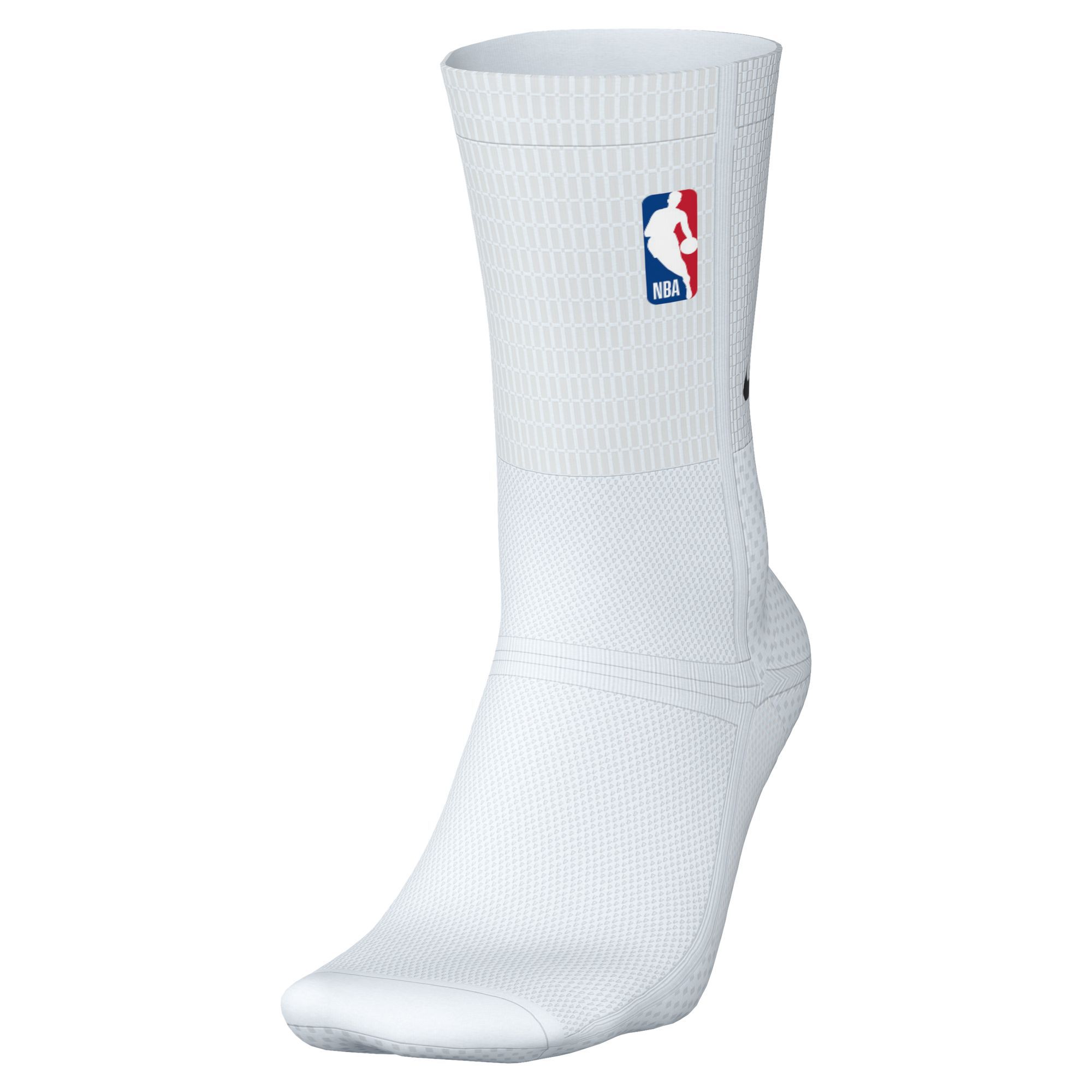 NIKE NBA バスケットボールソックス L 白 4 足 新品 ドライフィット 25NIKUNBLGWHTCRWSNHA_is
