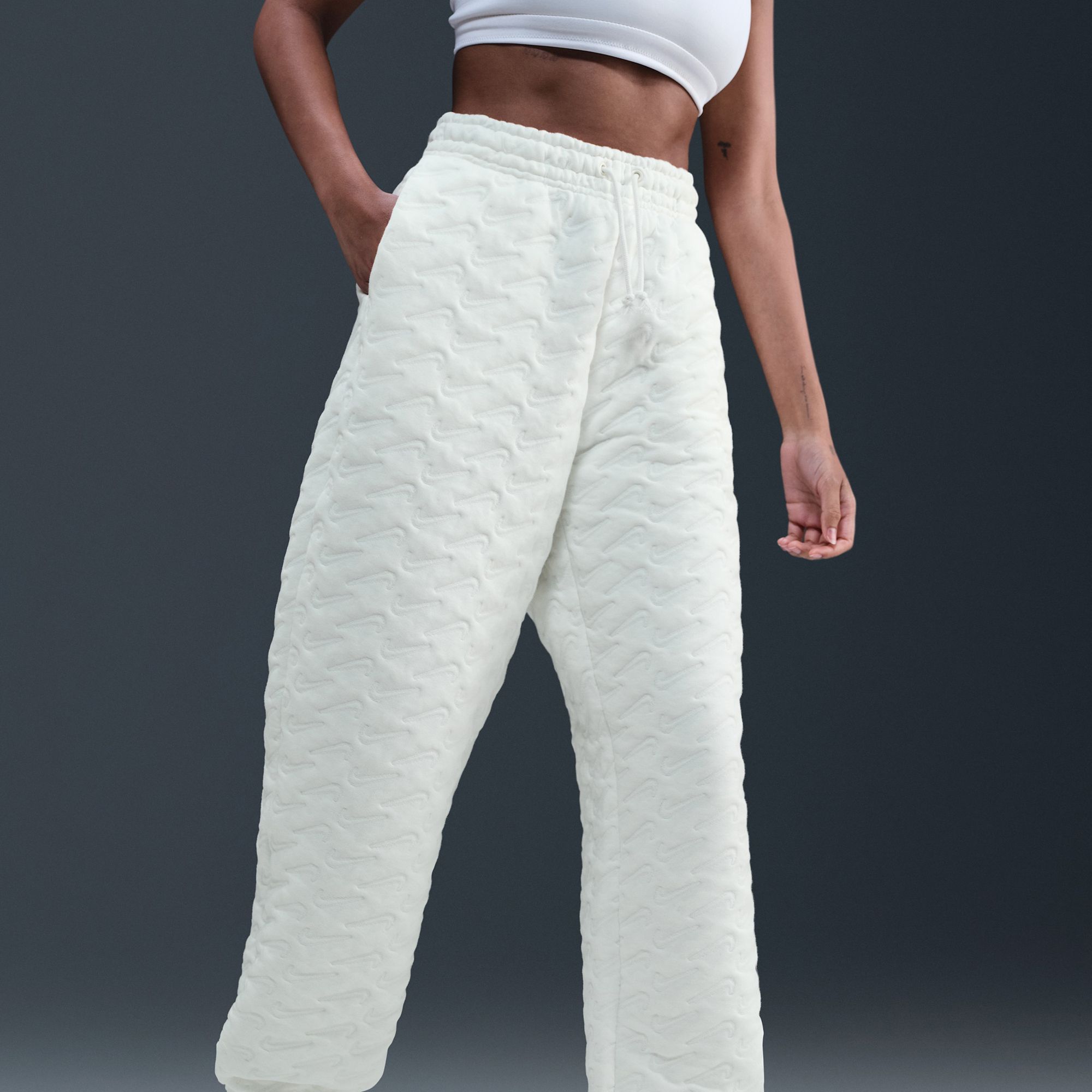 Nike Women's Sportswear Phoenix Fleece Oversized Jacquard Pants