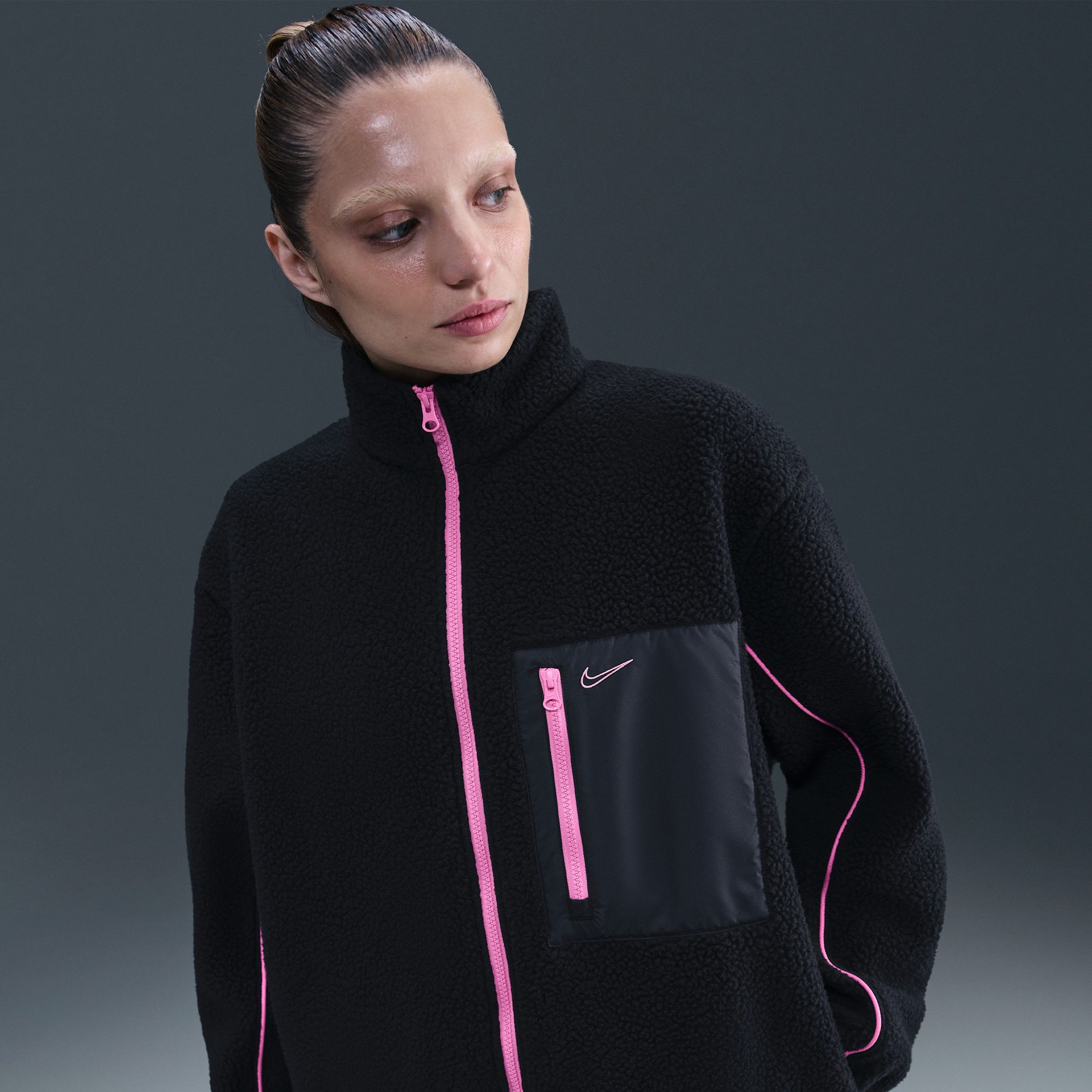 Nike Women's Sportswear Full-Zip High-Pile Fleece Jacket | Dick's