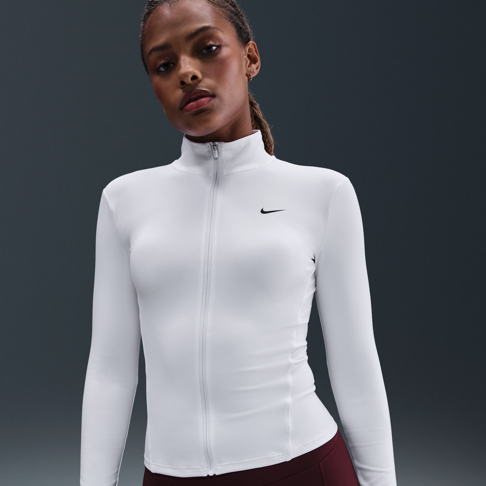 Nike Women's One Fitted Dri-FIT Full-Zip Jacket | Dick's Sporting