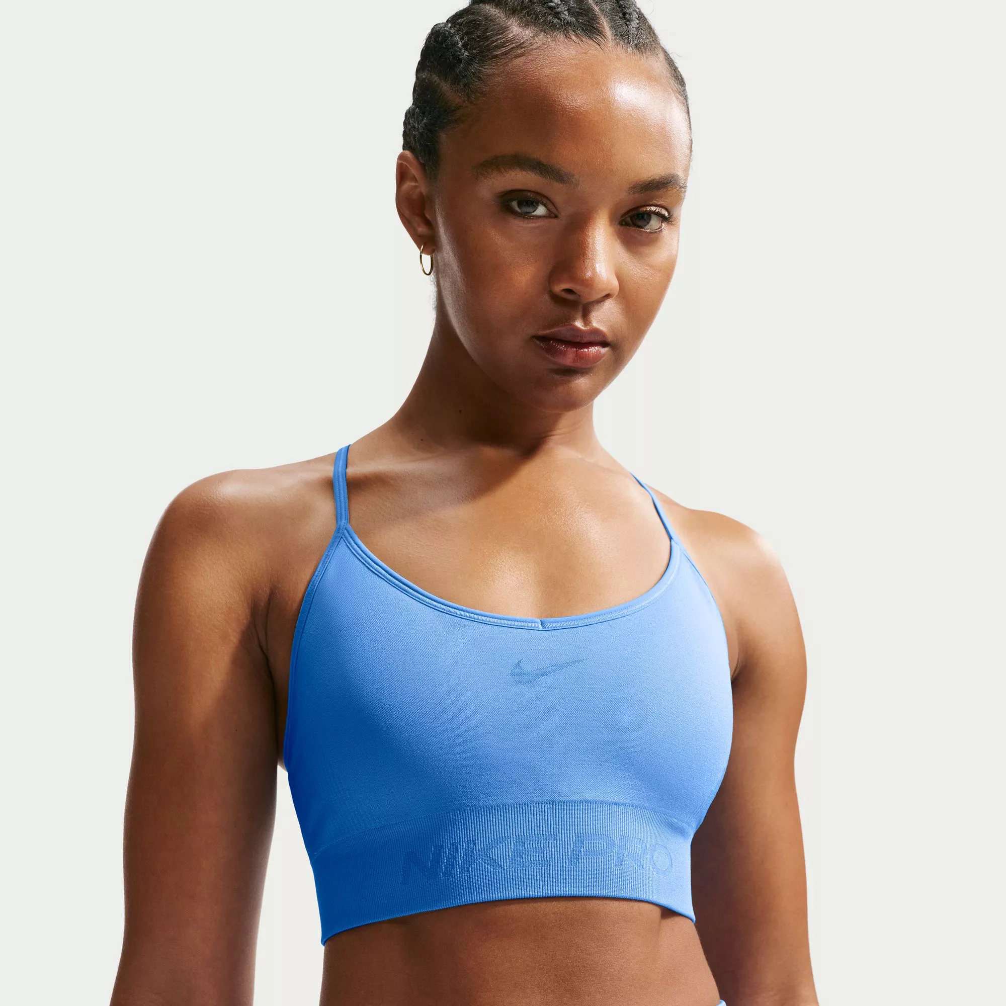 Nike Women's Pro Seamless Light-Support Padded Sports Bra
