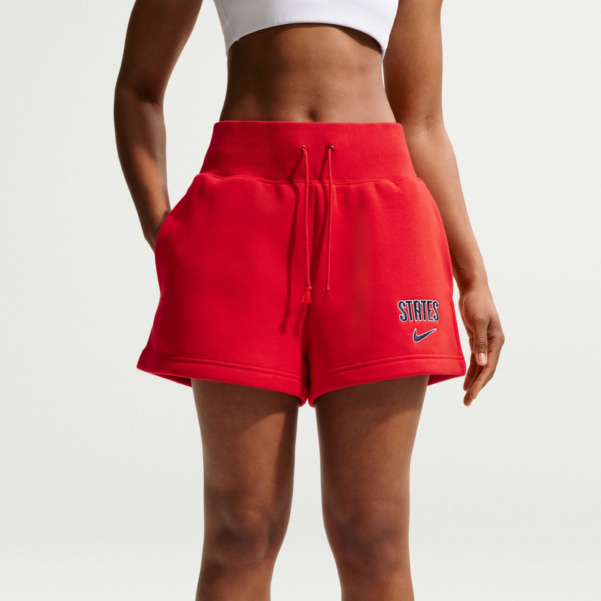 Nike Women's USMNT 2026 Home Phoenix Fleece Shorts | Dick's