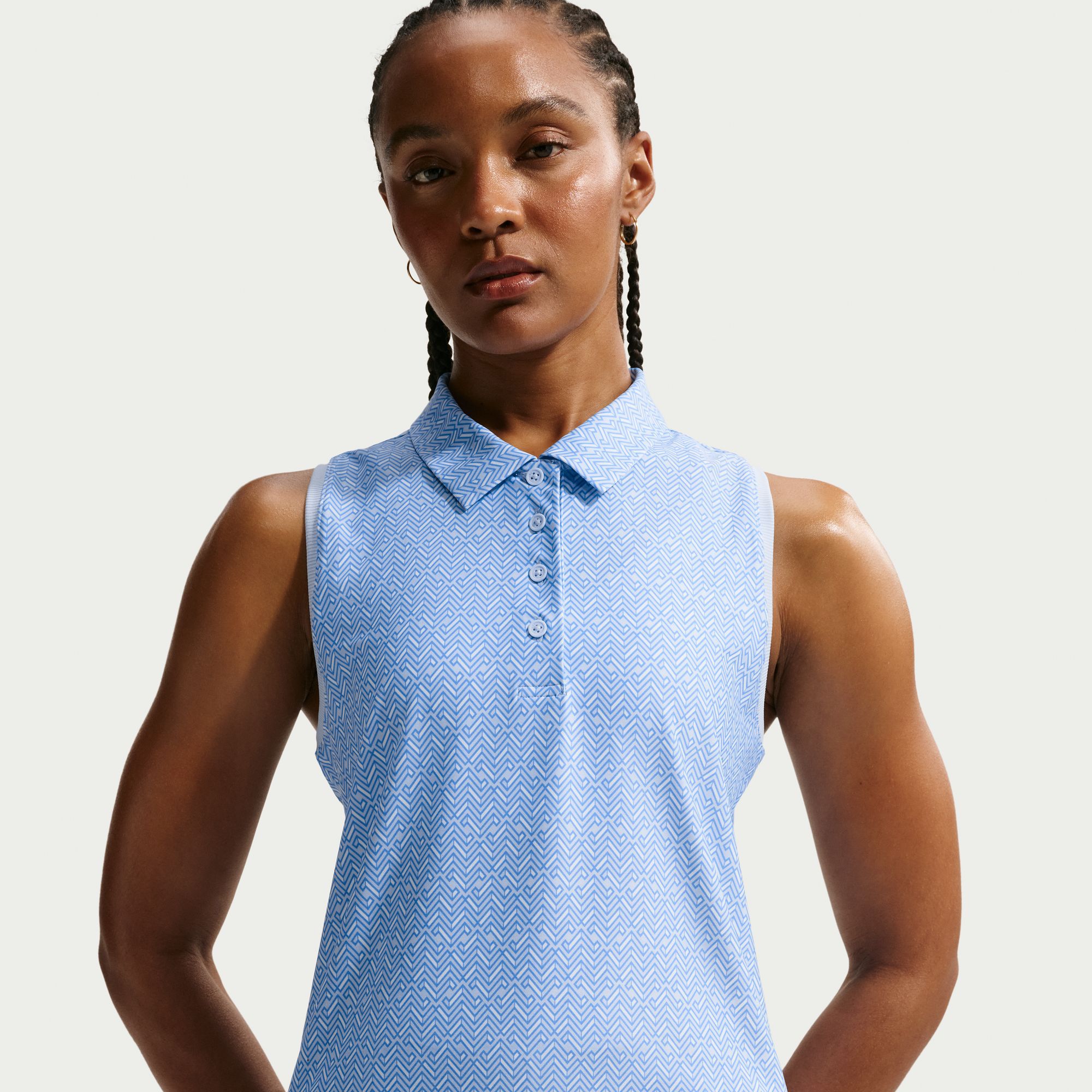 Nike Women's Victory Dri-FIT Sleeveless Printed Golf Polo | Dick's