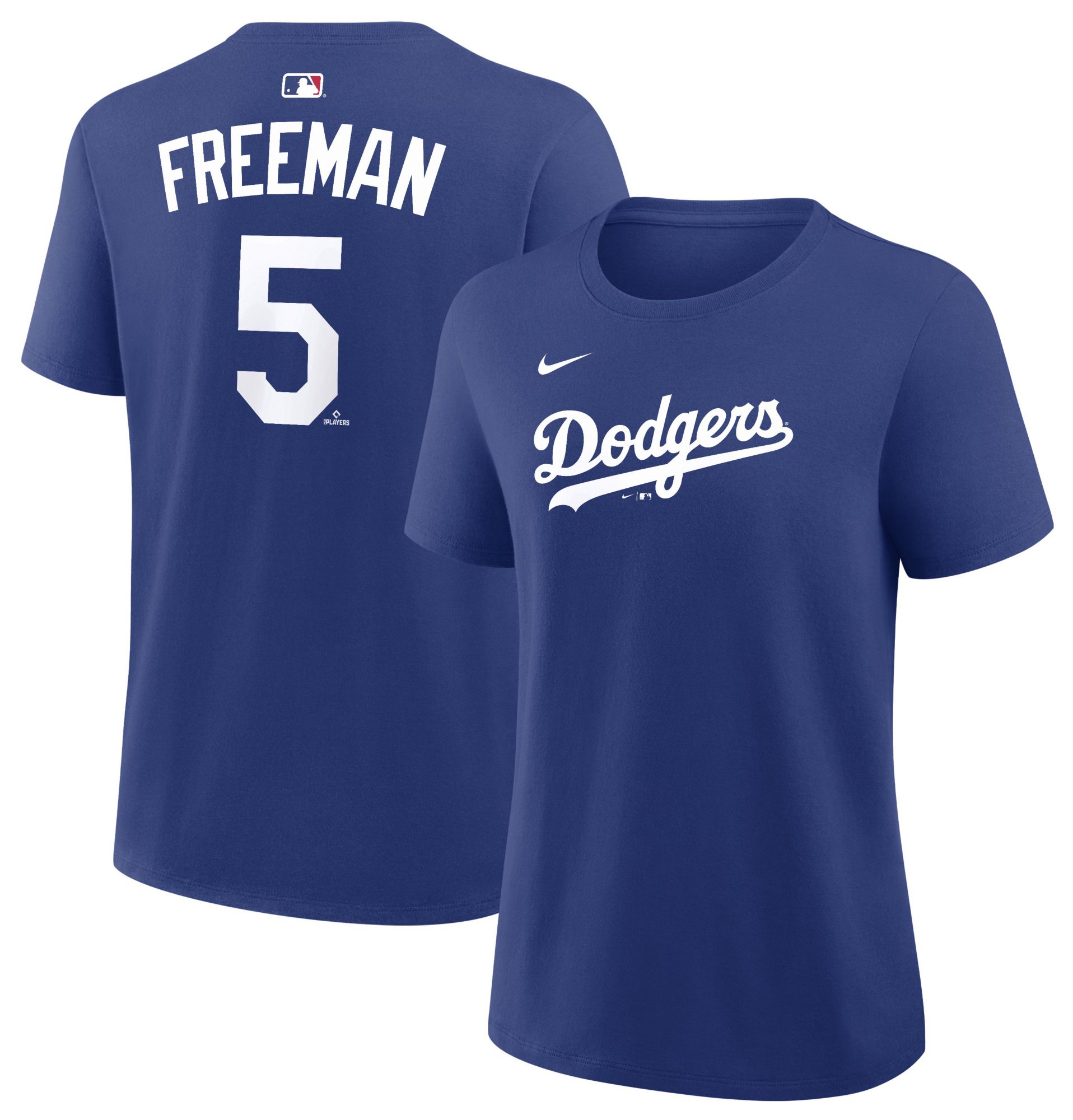 Nike Dodgers Freeman 5 ユニフォーム XL Nike Women's Los Angeles Dodgers Freddie Freeman #5 Blue Home T