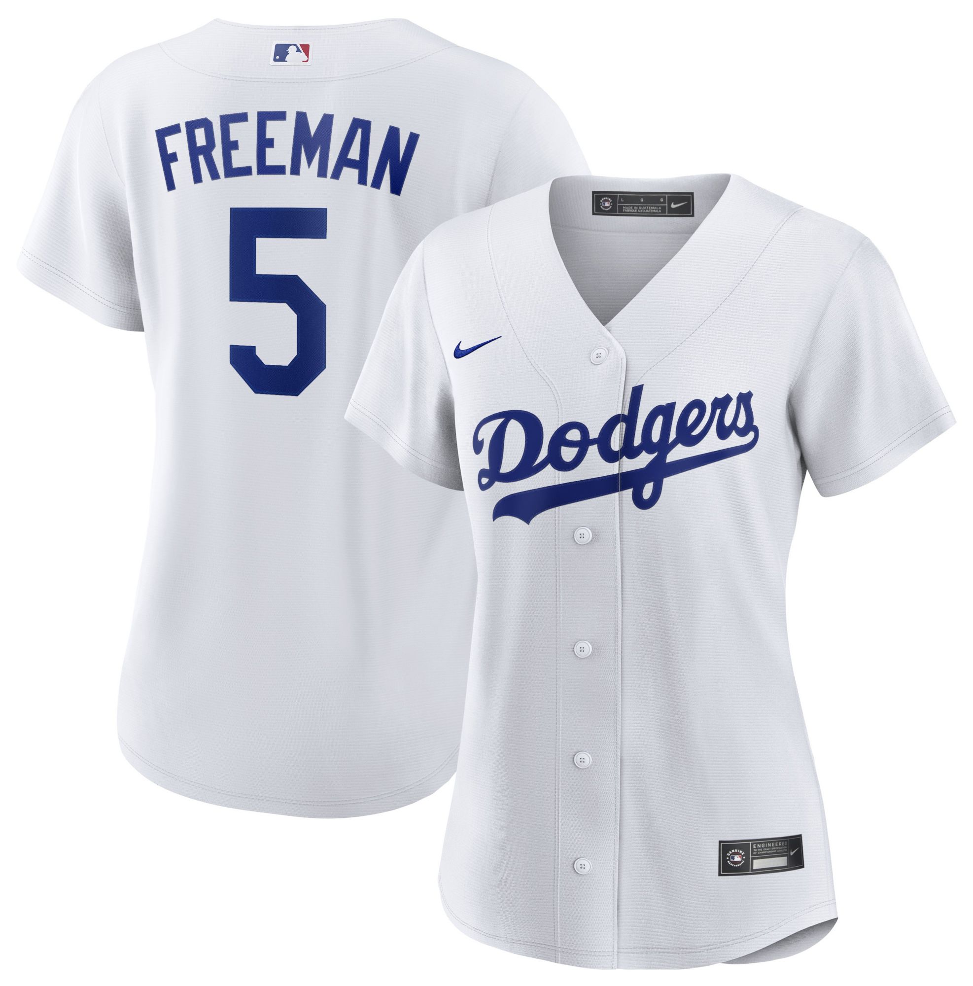 Nike Women's Los Angeles Dodgers Freddie Freeman #5 White Home
