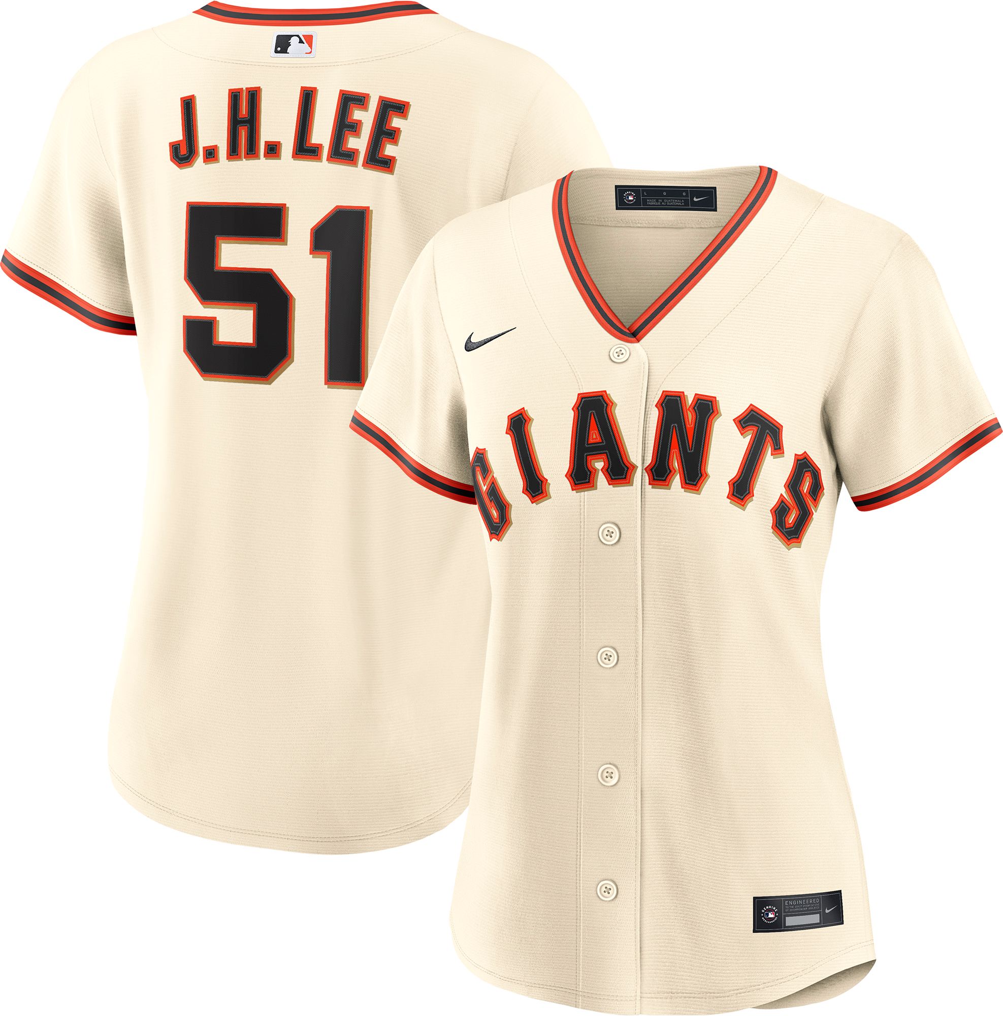 Nike Women's San Francisco Giants Jung Hoo Lee #51 Replica Home