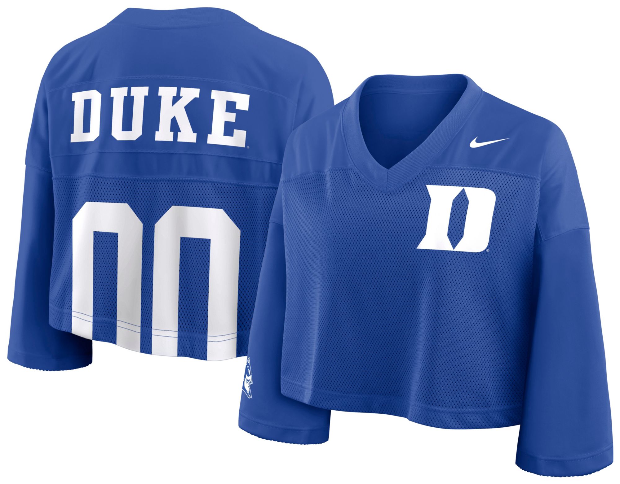 Nike Women's Duke Blue Devils Game Royal Cropped Replica Jersey