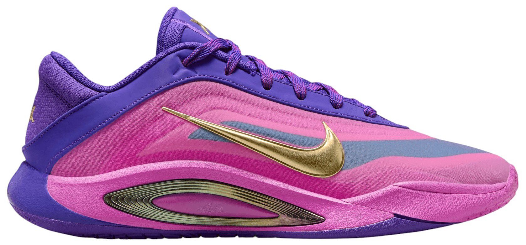 Aja1バスケットボールシューズ Nike 紫/ピンク　25センチ