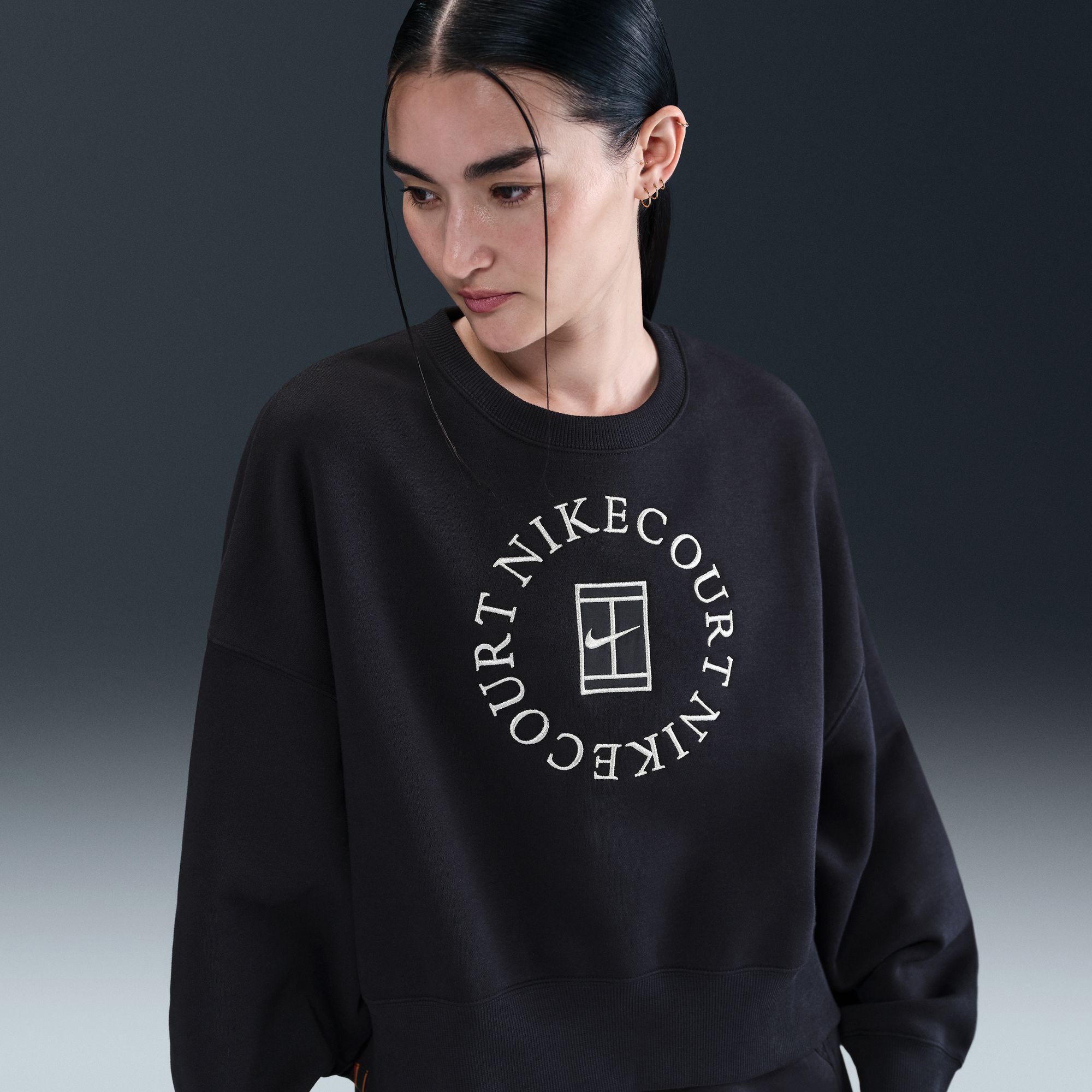 Nike Women's NikeCourt Heritage Phoenix Fleece Over-Oversized Golf