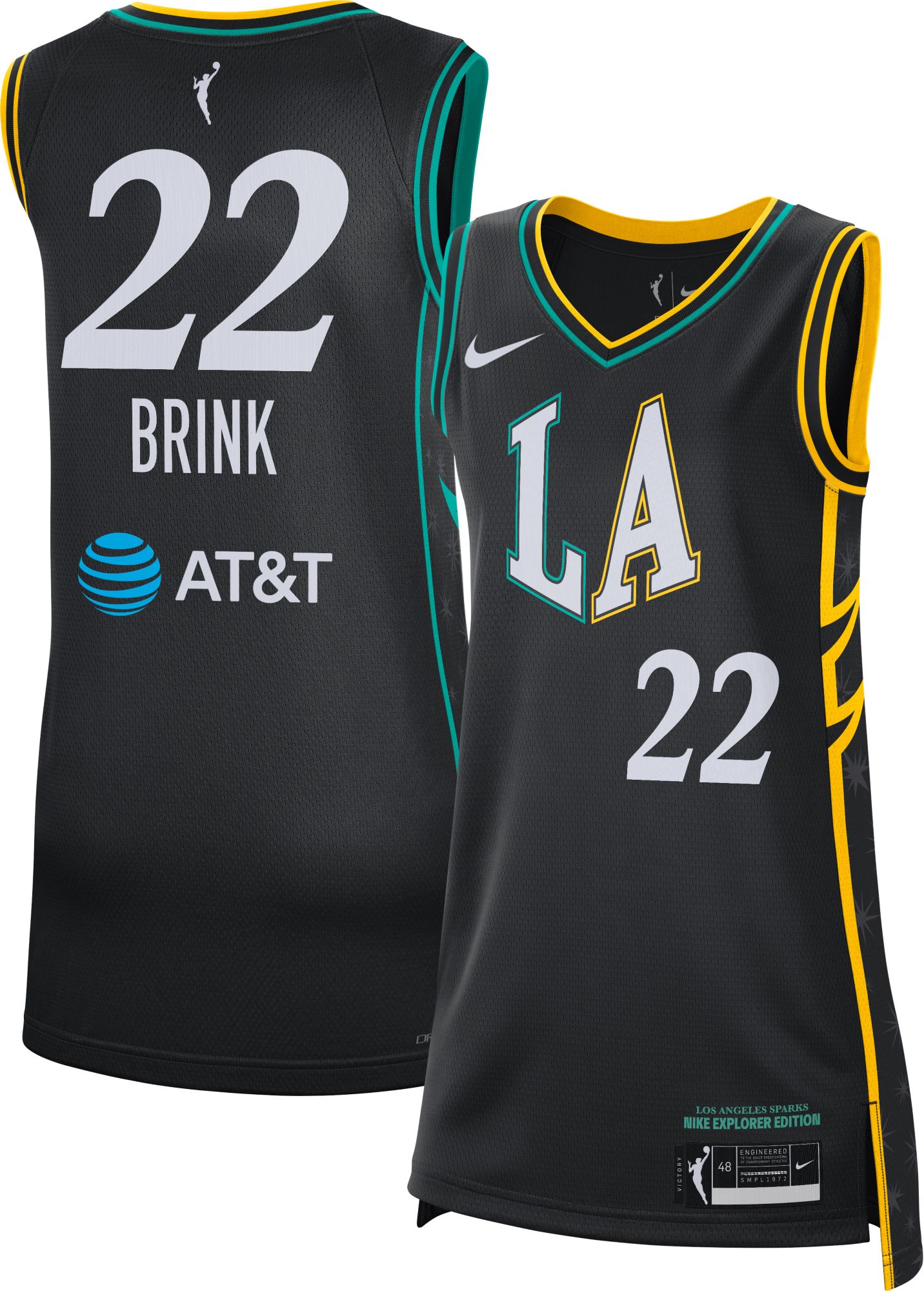 Nike Adult Los Angeles Sparks Cameron Brink Rebel Jersey | Dick's