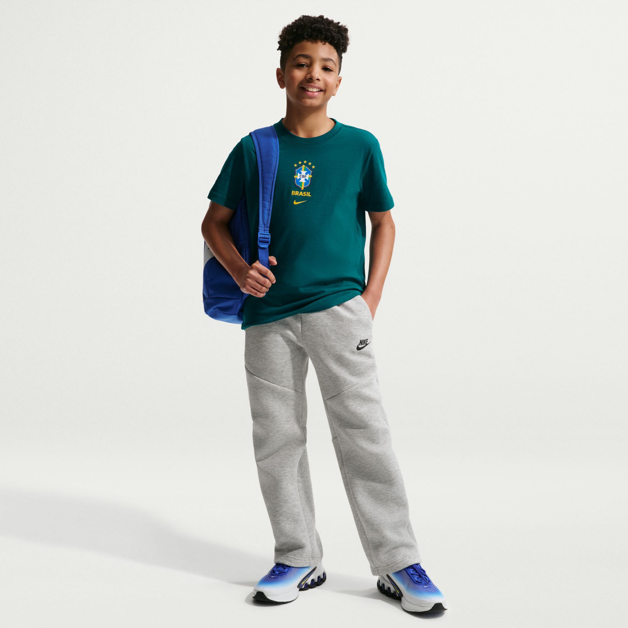 Nike Youth Brazil 2026 Home Crest T-Shirt | Dick's Sporting Goods