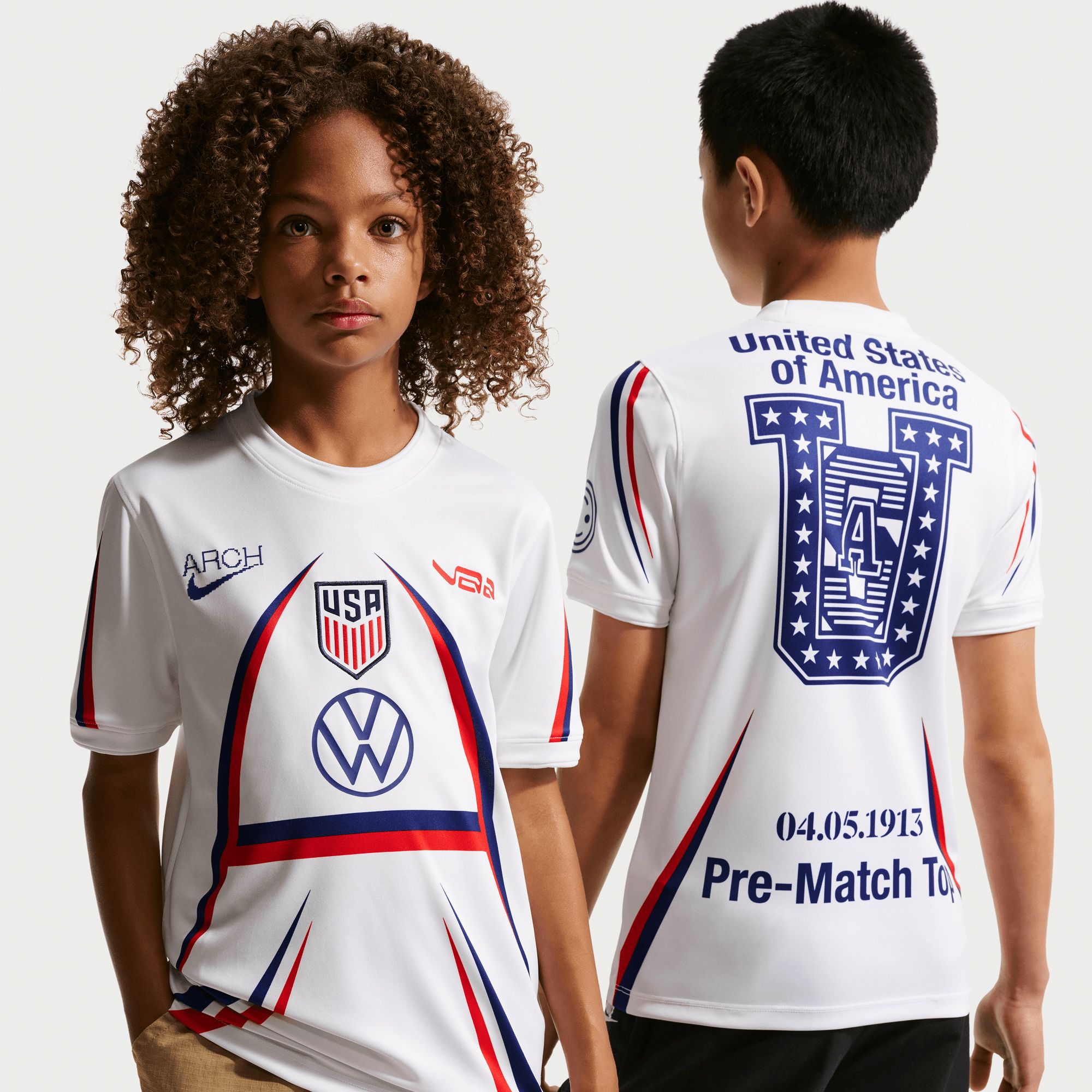 Nike X2 Youth USMNT X V.A.A. 2026 Home Prematch Jersey | Dick's