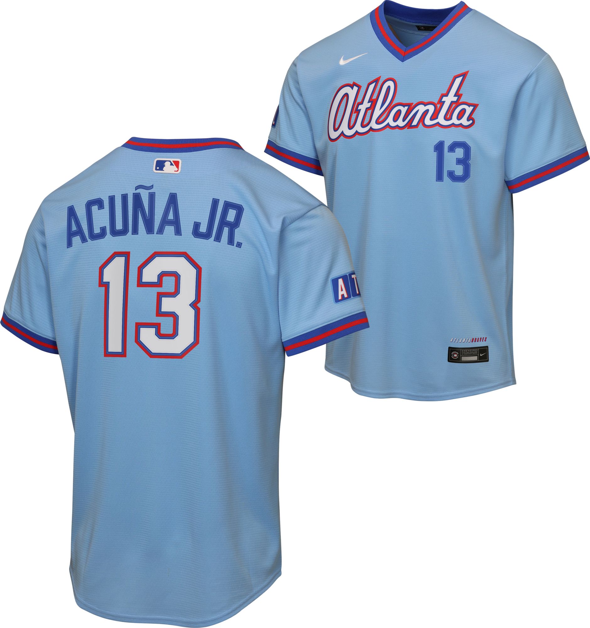 MLB アクーニャjr Acuña Jr. 13 レプリカユニフォームS Nike Youth Atlanta Braves Ronald Acuña Jr. #13 2026 City Connect