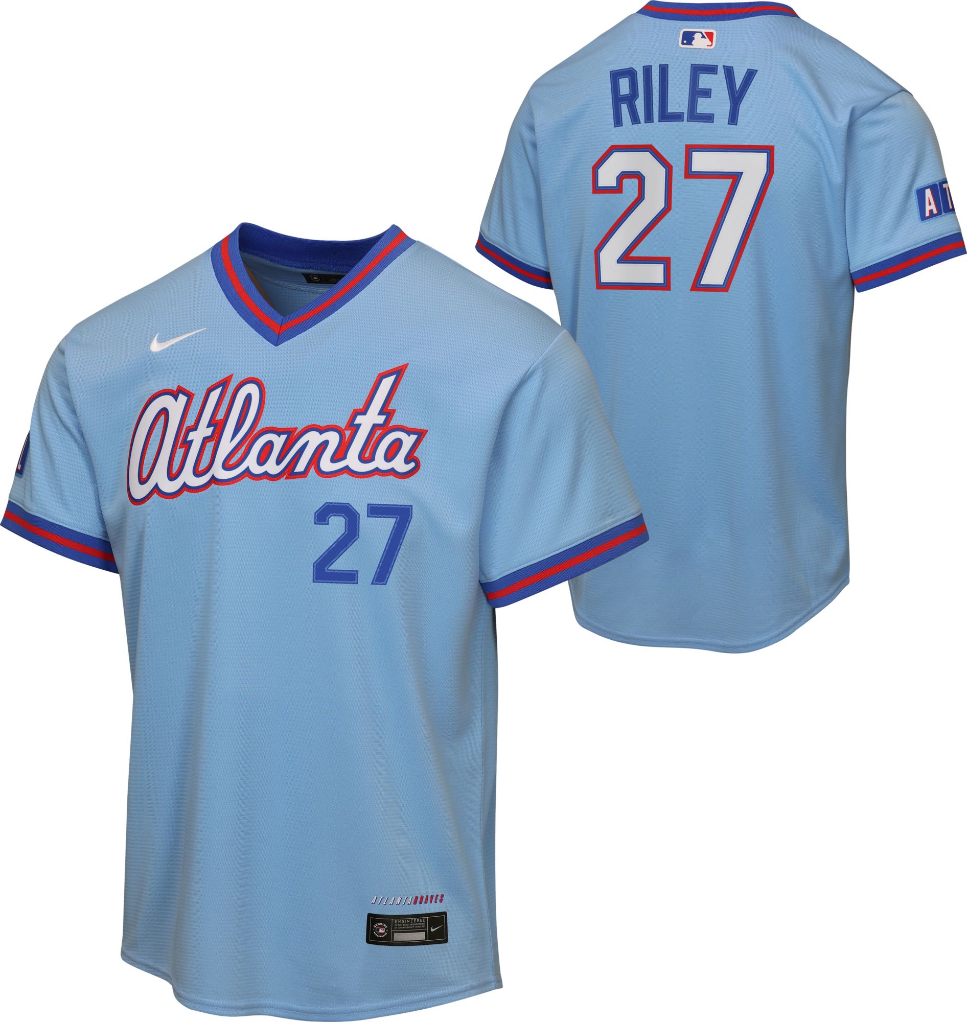 Nike Youth Atlanta Braves Austin Riley #27 2026 City Connect