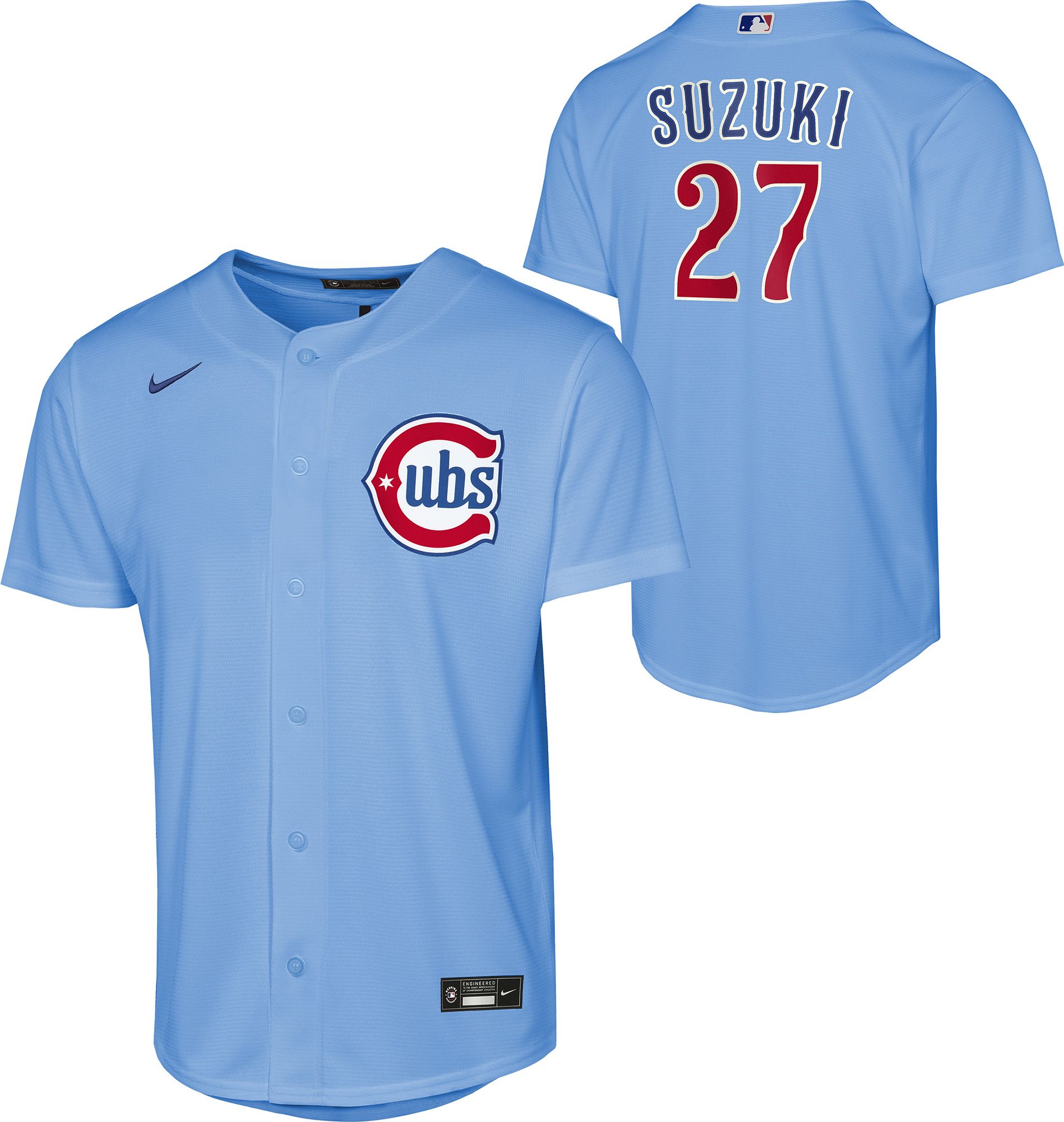 Nike Youth Chicago Cubs Seiya Suzuki #27 Blue Alternate 2 Replica