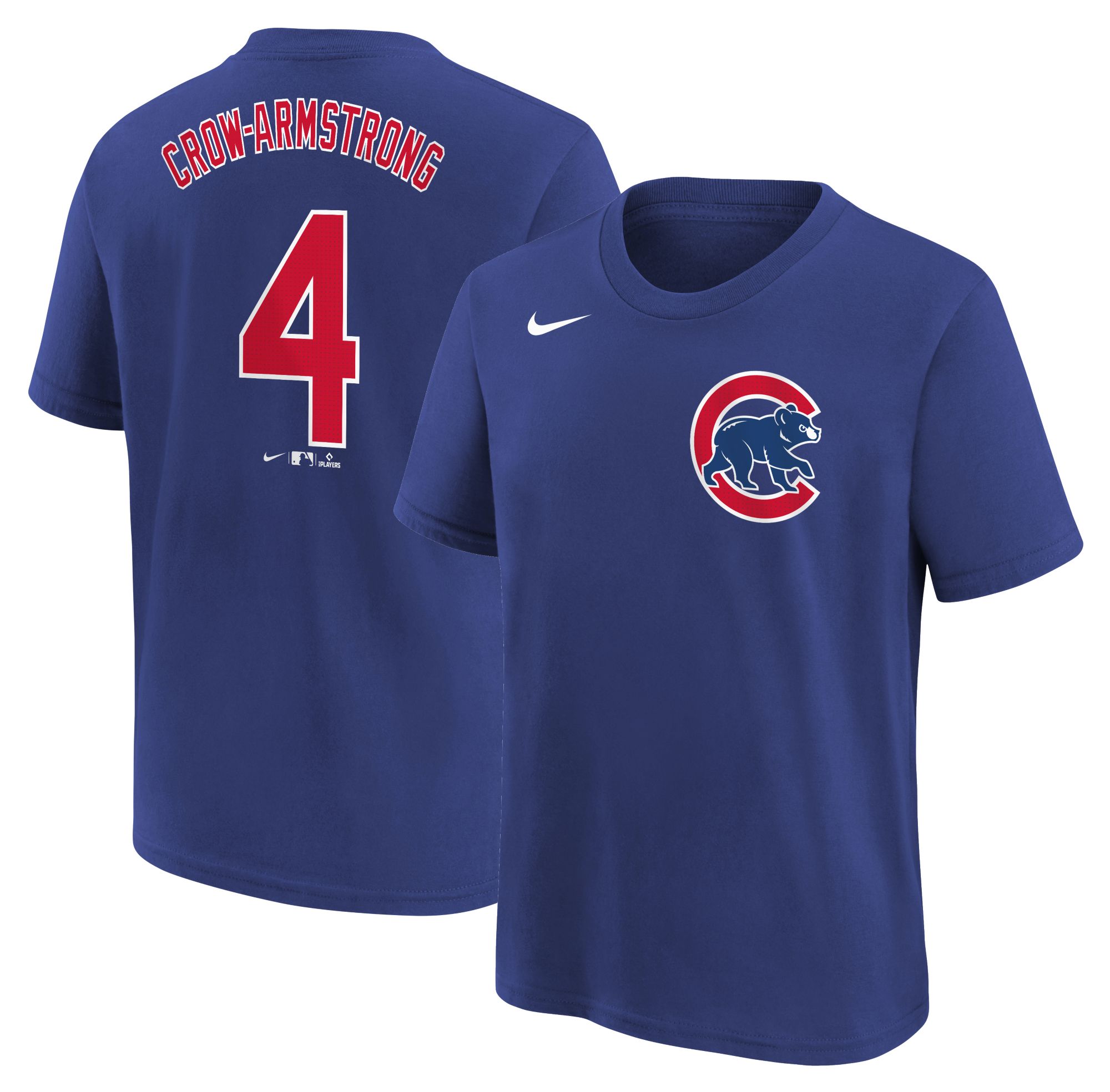 Nike Youth Chicago Cubs Pete Crow-Armstrong #4 Blue T-Shirt