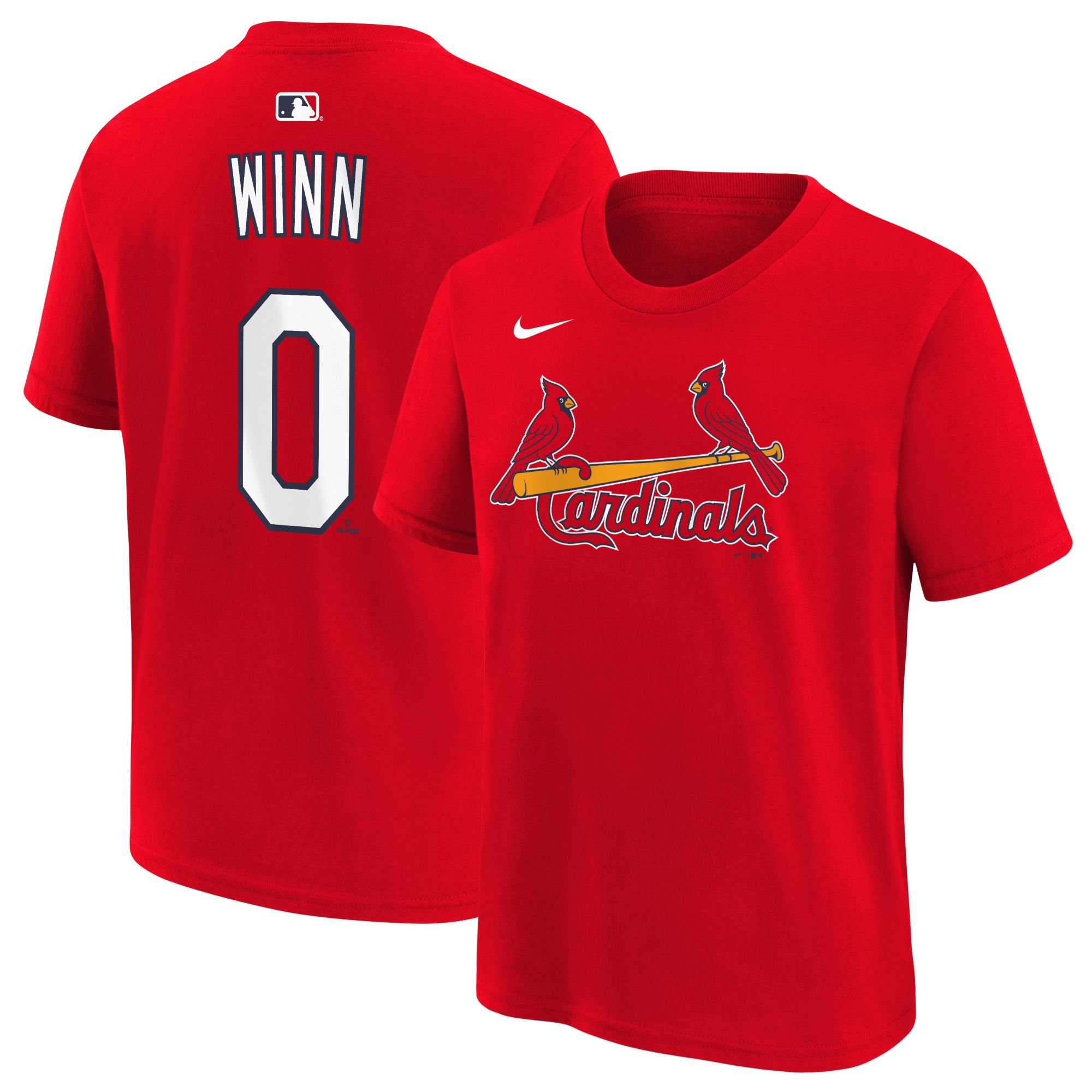 Nike Youth St. Louis Cardinals Masyn Winn #0 Red Home T-Shirt