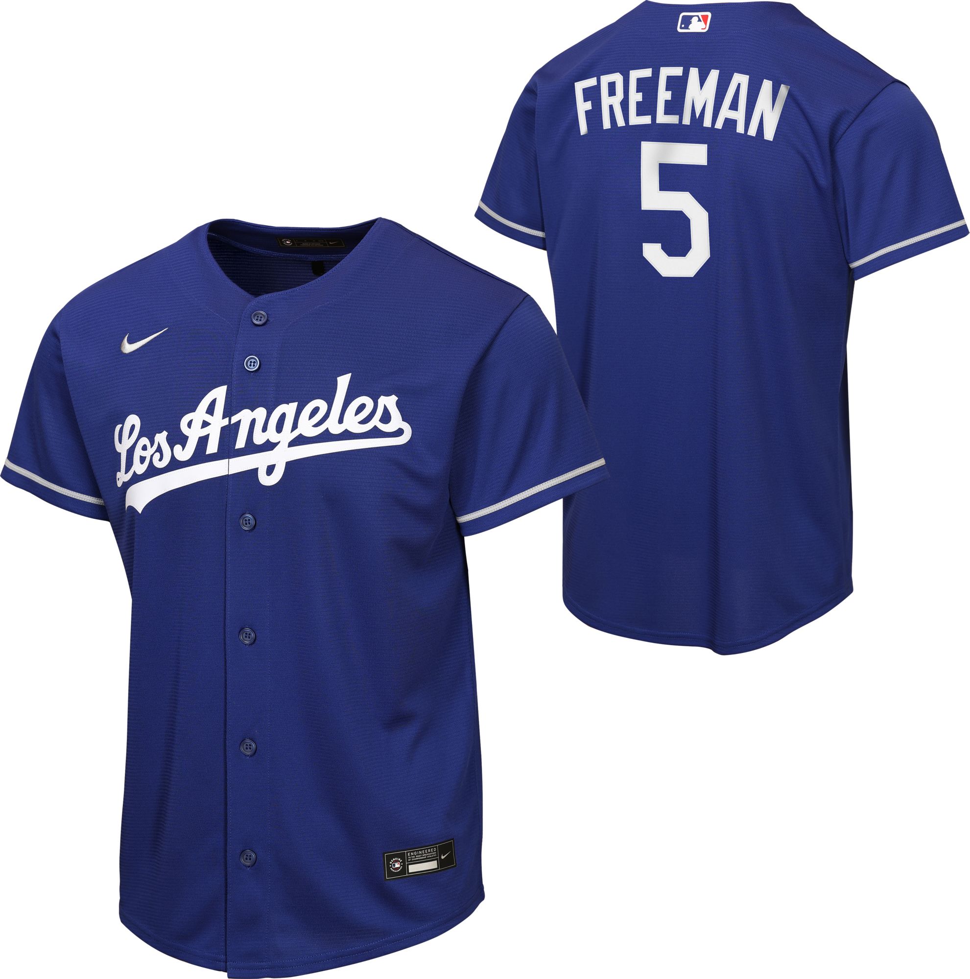 Nike Youth Los Angeles Dodgers Freddie Freeman #5 Alternate Royal