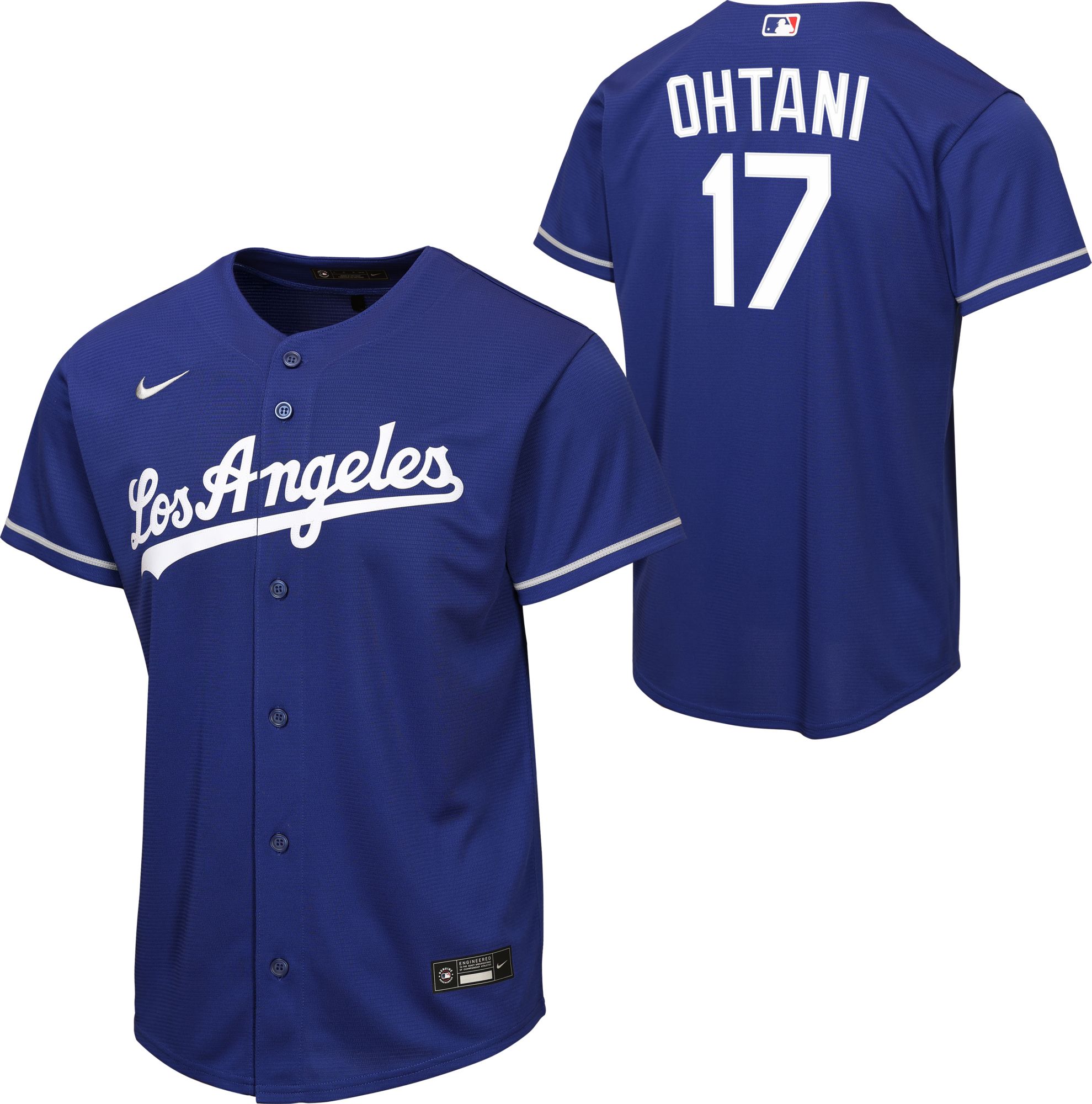 OHTANI 17 Dodgers ユニフォーム US10-12 Nike Youth Los Angeles Dodgers Shohei Ohtani #17 Alternate Royal