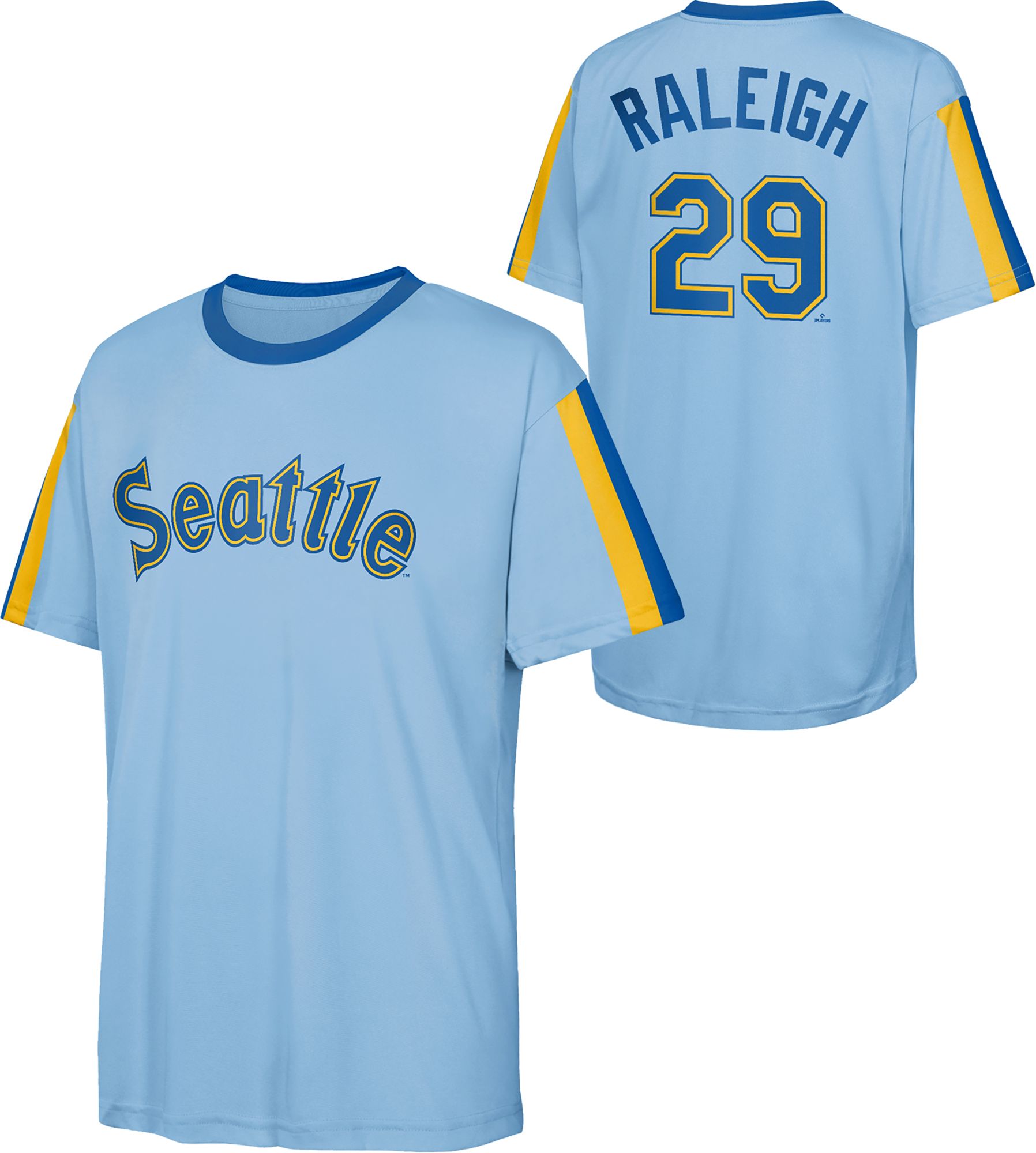 Nike Youth Seattle Mariners Team Color Cal Raleigh #29 Triple 