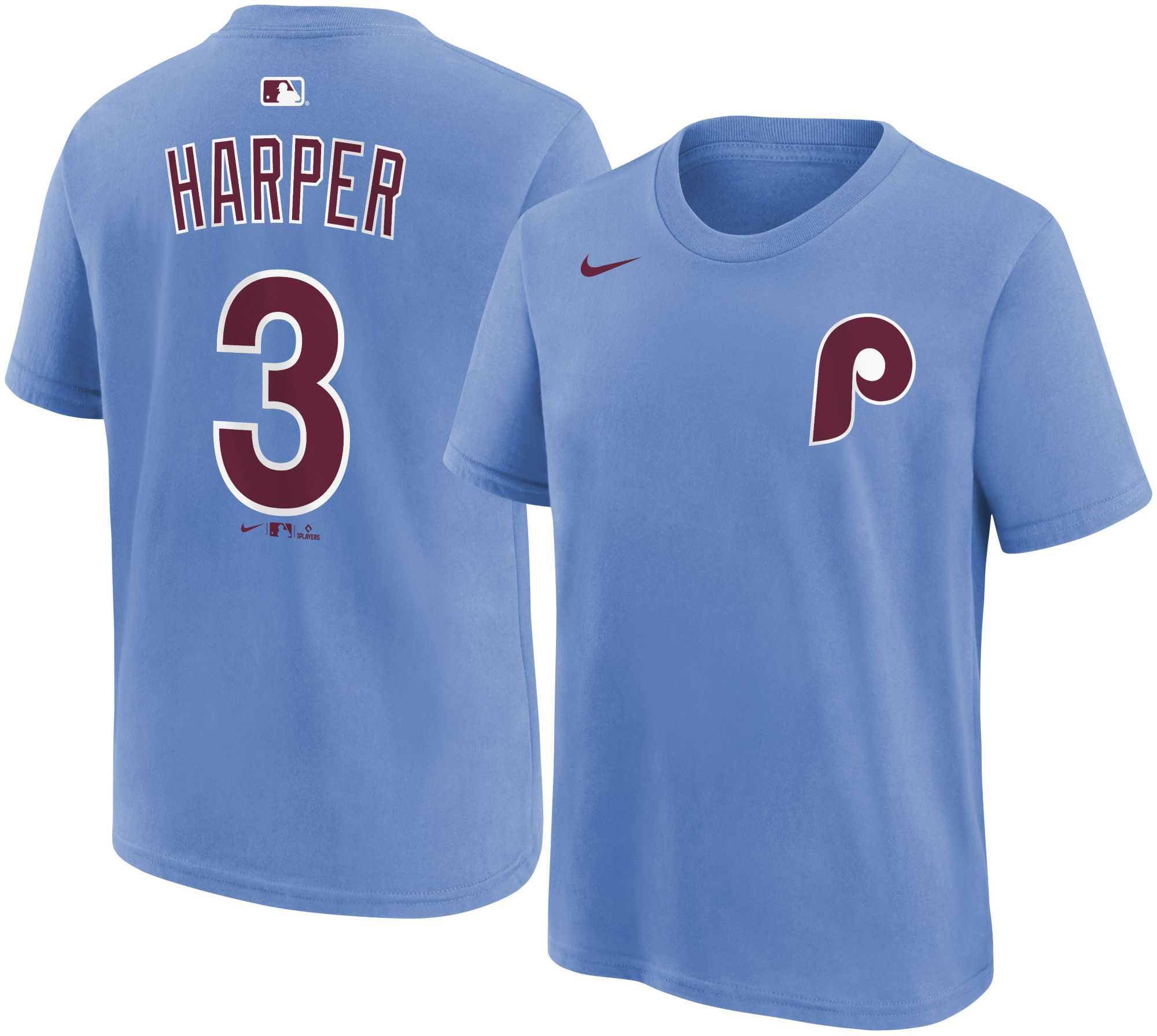 Nike Youth Philadelphia Phillies Bryce Harper #3 Blue Alternate T