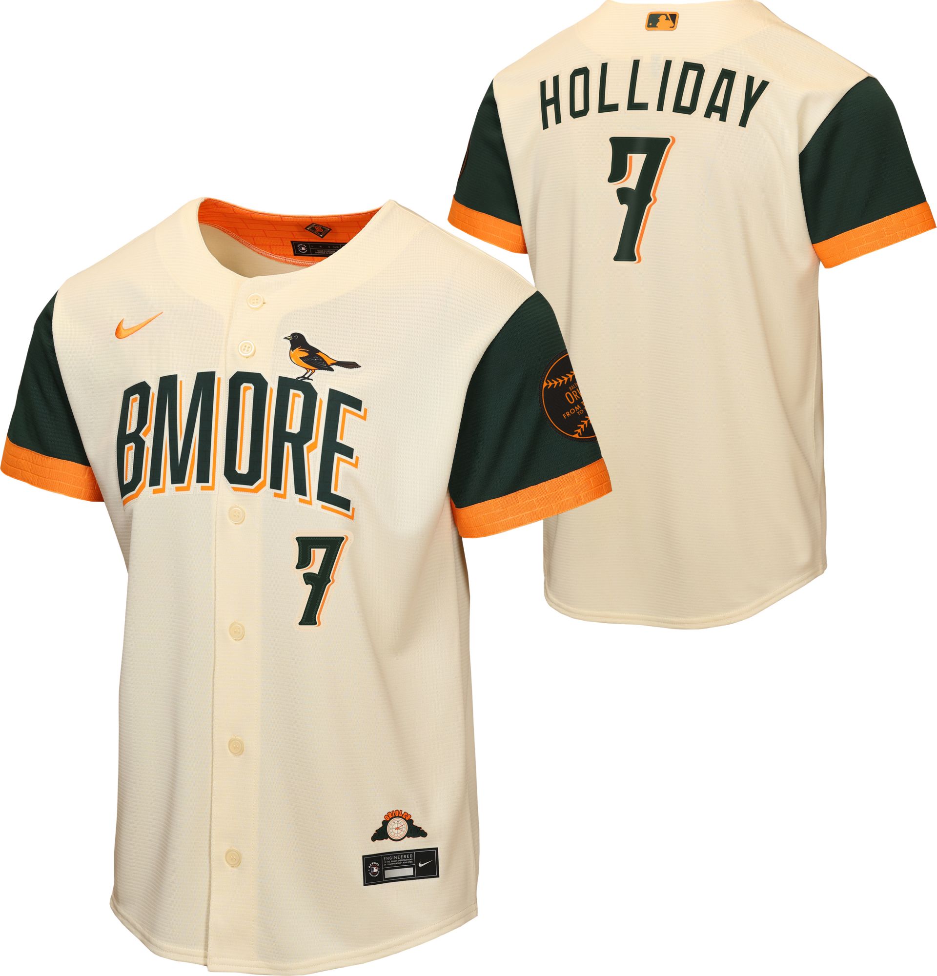 Nike Youth Baltimore Orioles Jackson Holliday #7 2026 City Connect