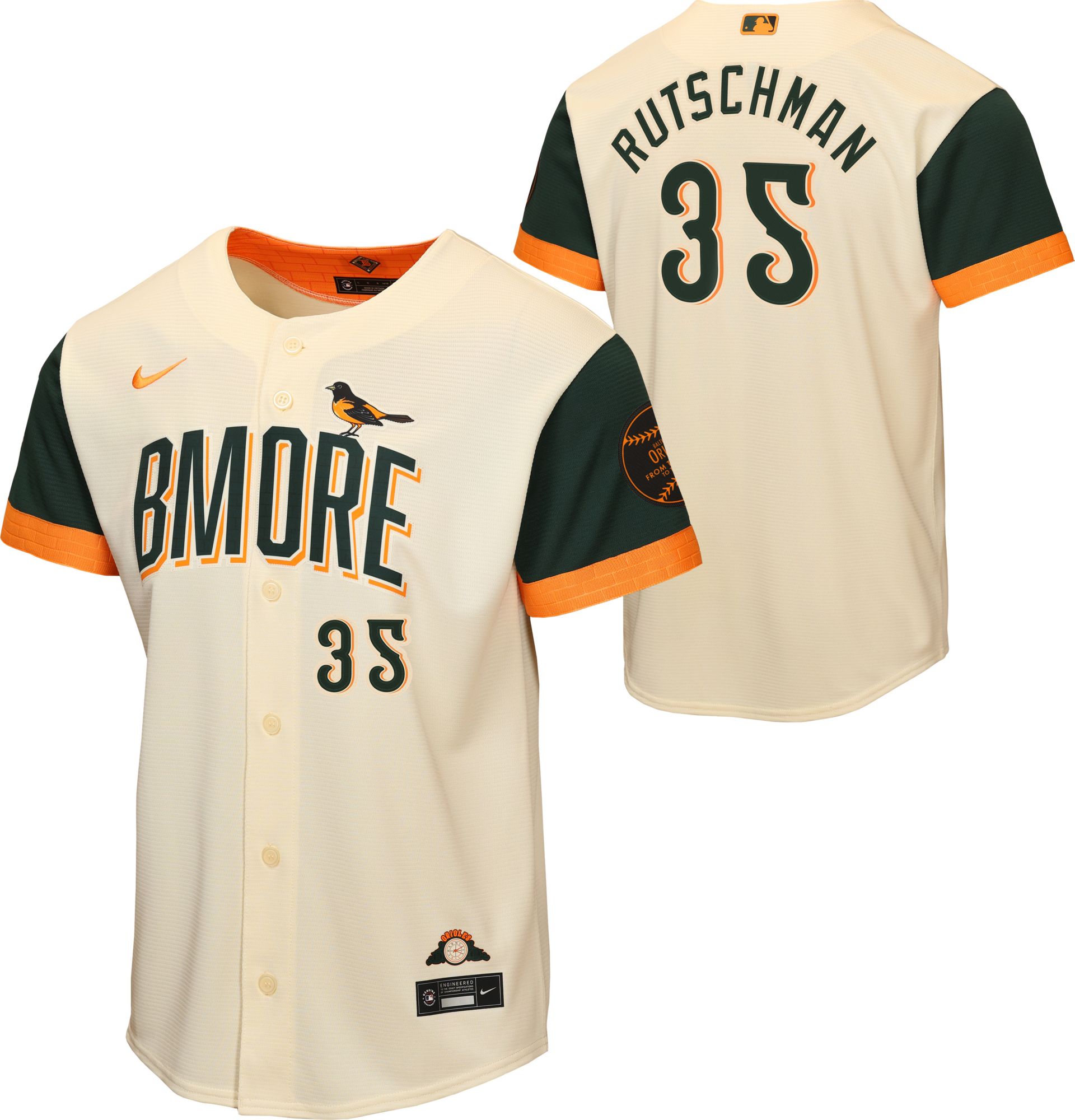 Nike Youth Baltimore Orioles Adley Rutschman #35 2026 City Connect