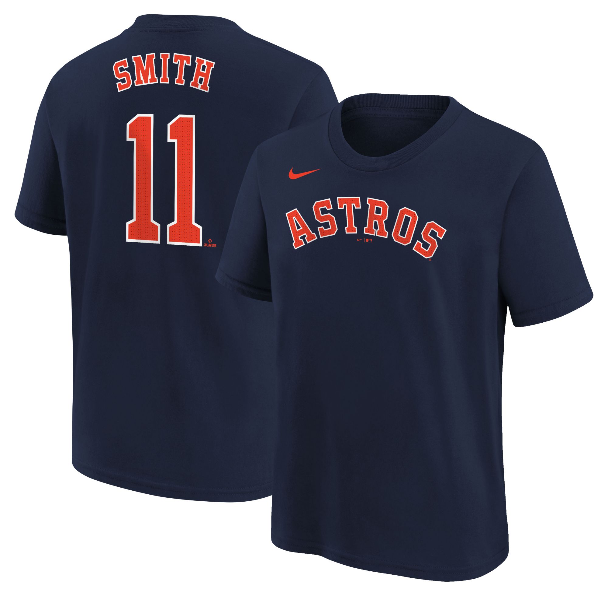 Nike Youth Houston Astros Cam Smith #11 Navy T-Shirt | Dick's