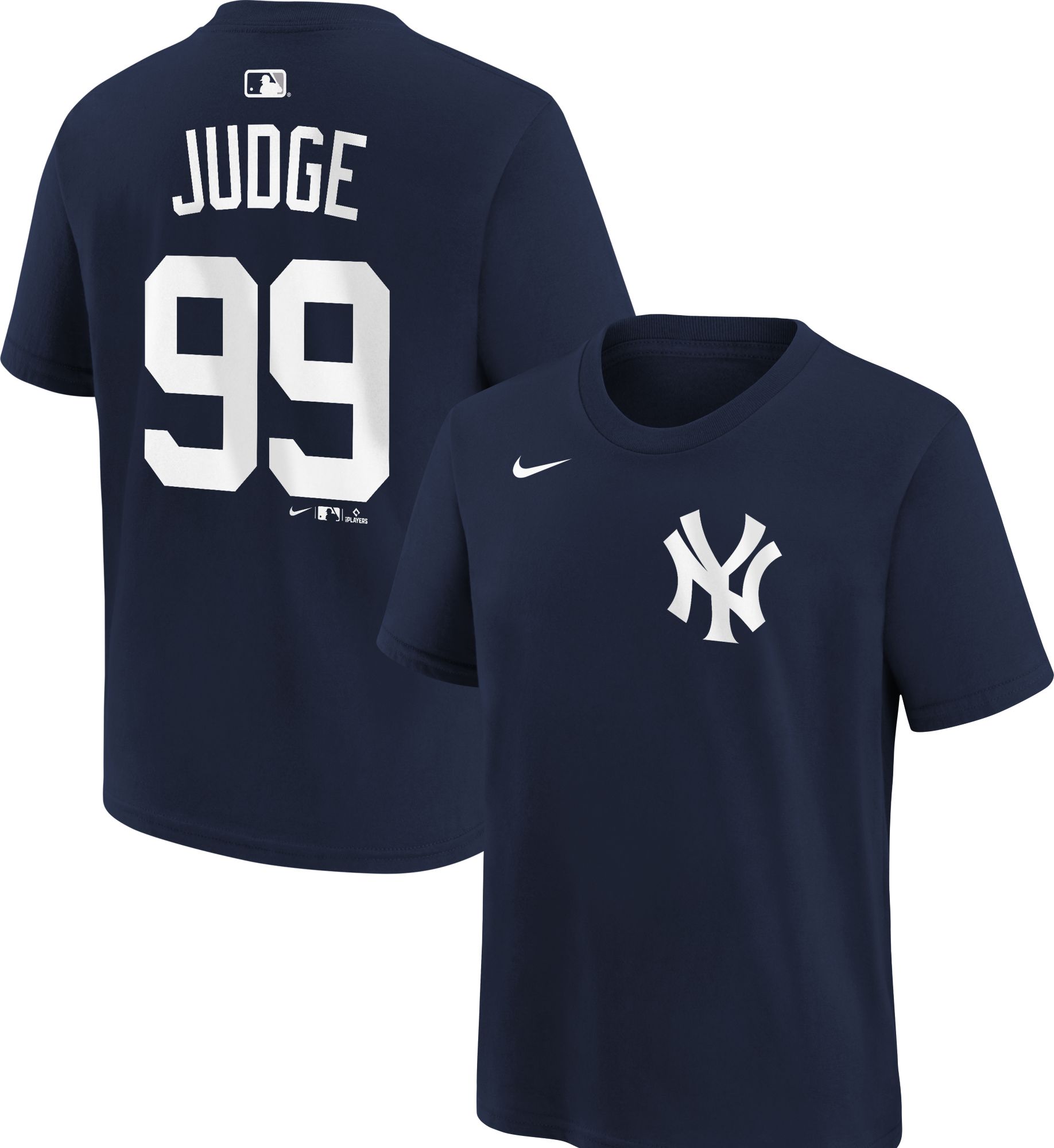 Nike Youth New York Yankees Aaron Judge #99 Navy Home T-Shirt