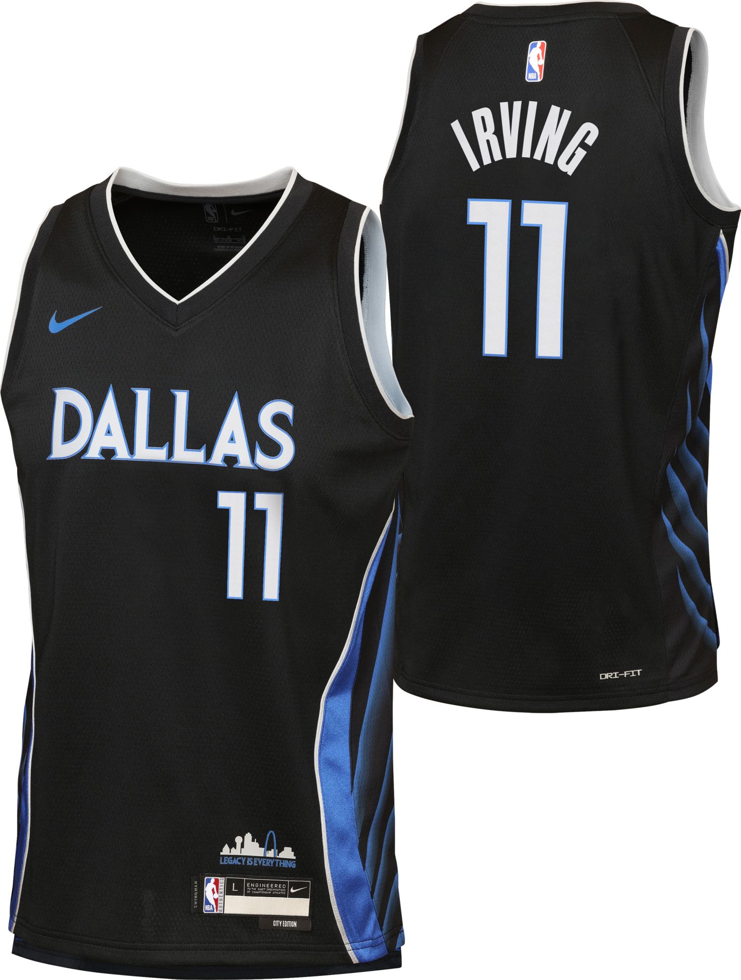 Nike Youth 2025-26 City Edition Dallas Mavericks Kyrie Irving #11